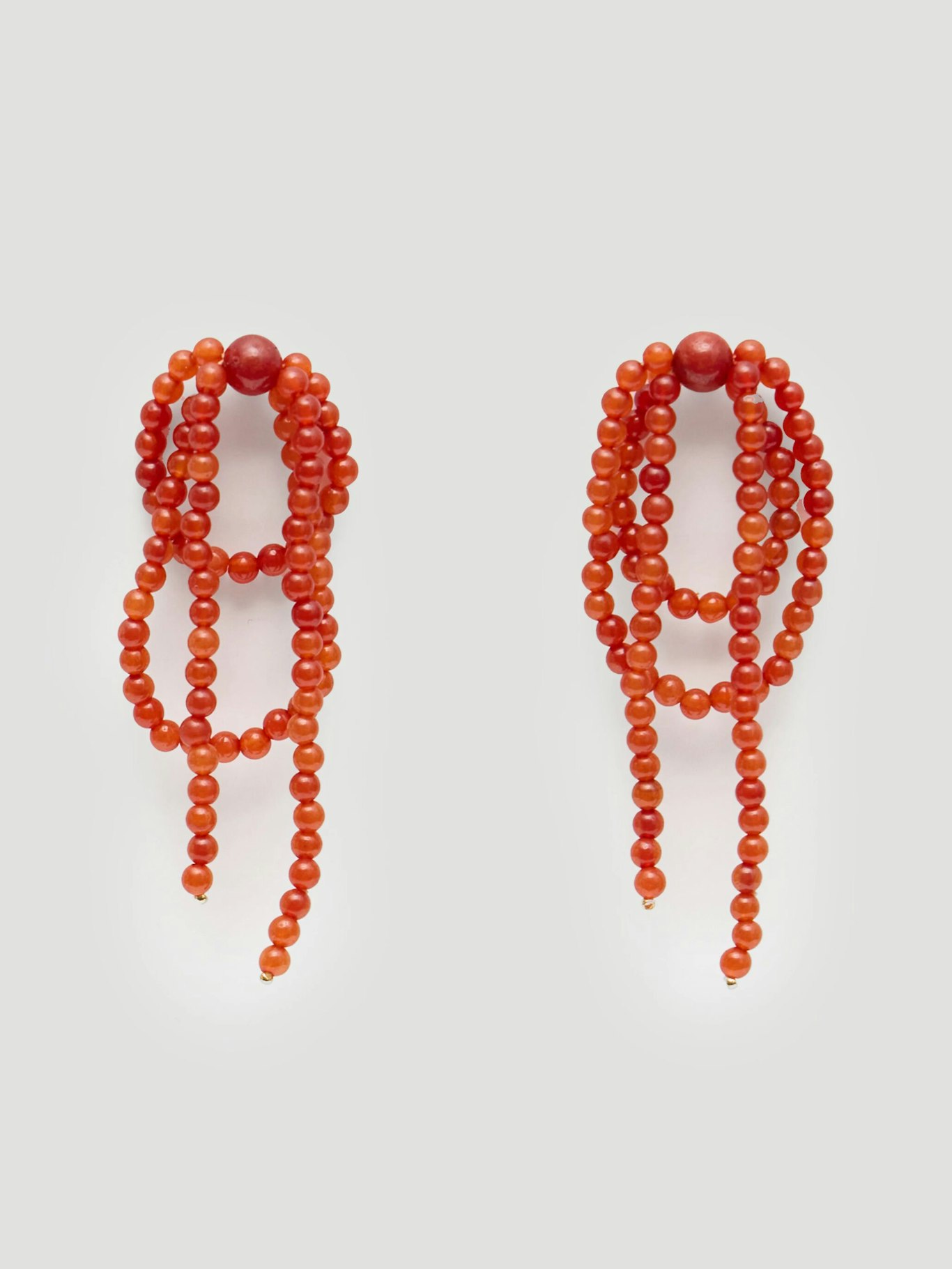 014844-1064-04 Cascading Beaded Earrings