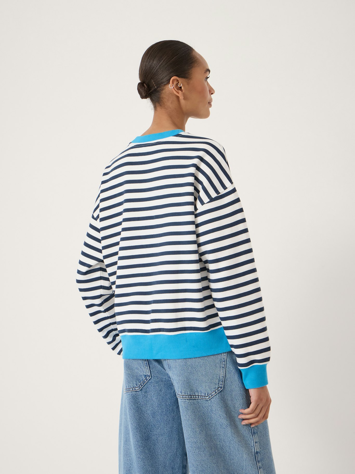 013044-1679-03 Luca Stripe Heavyweight Sweatshirt