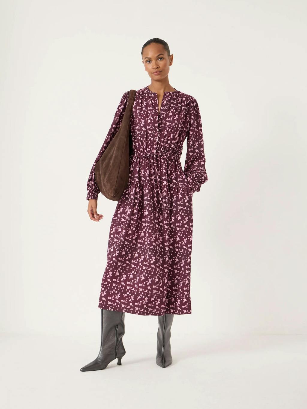 014282-4896-01 Long Sleeve Air Flow Shirt Dress