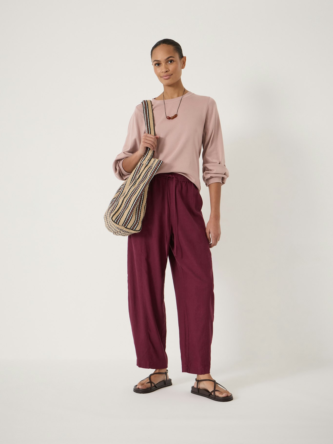 014603-1241-02 Elodie Puff Detail Cuff Cotton Top