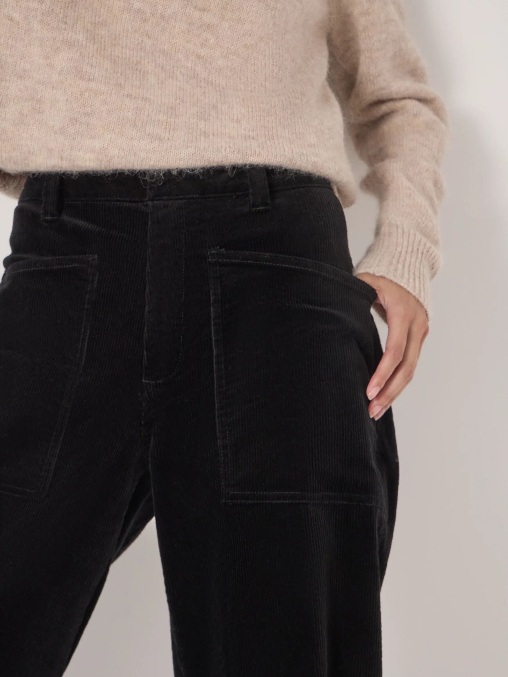 Corduroy Cordi Barrel Leg Trousers