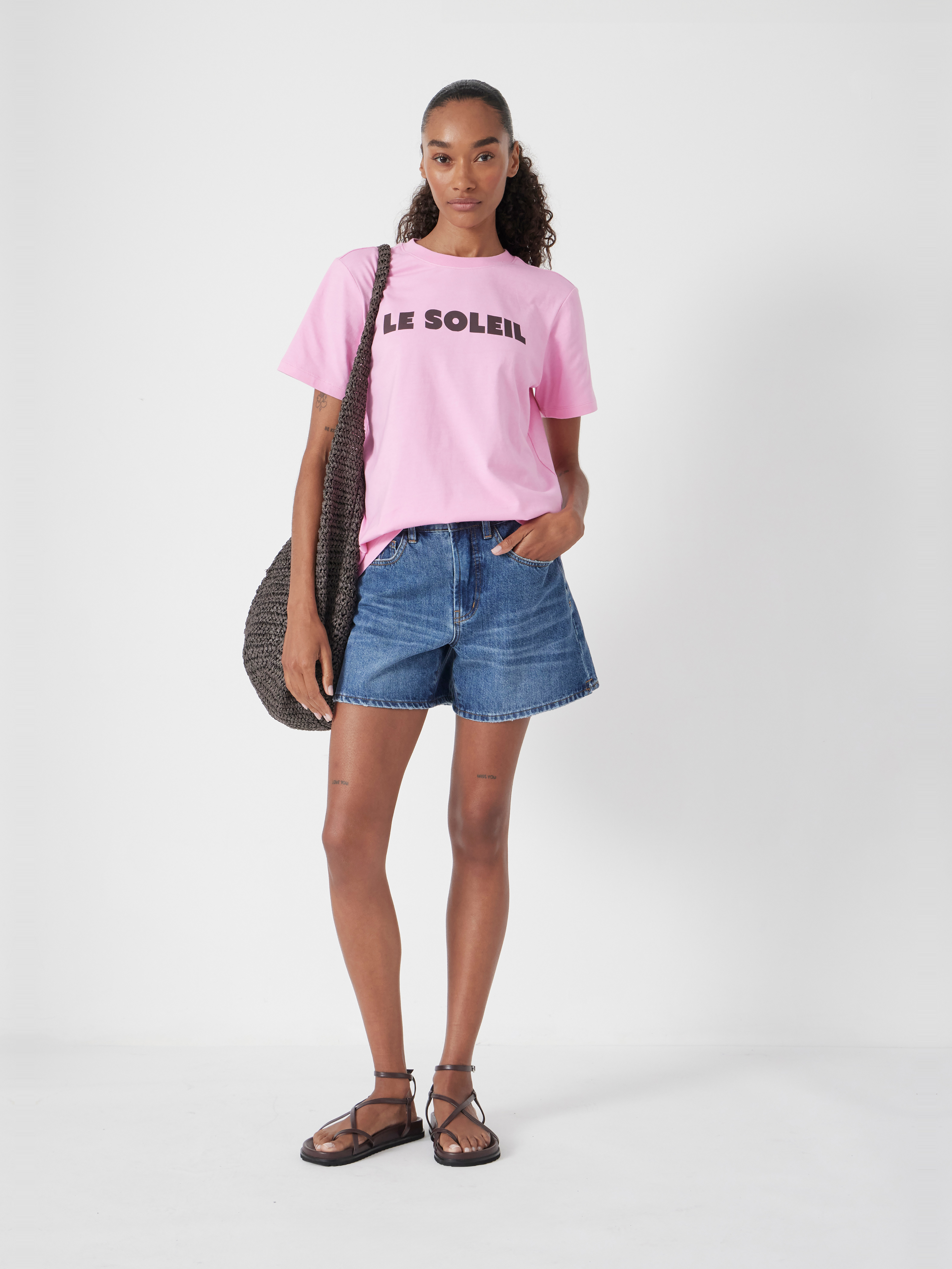 Le Soleil Graphic Cotton T-Shirt
