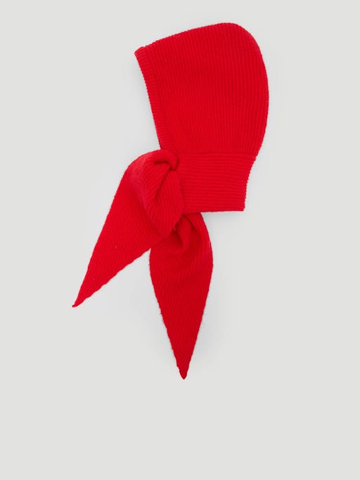 Knitted Hooded Scarf