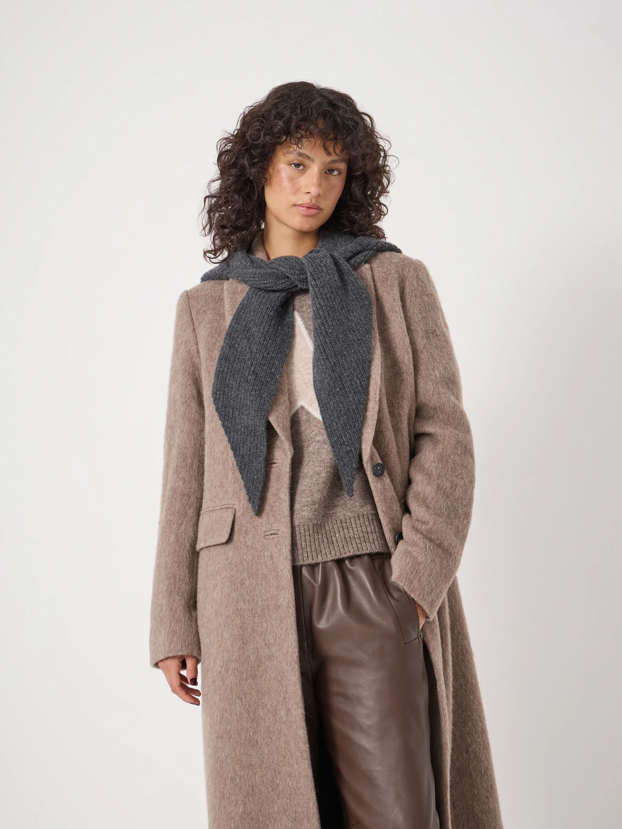 Cashmere Hooded Scarf