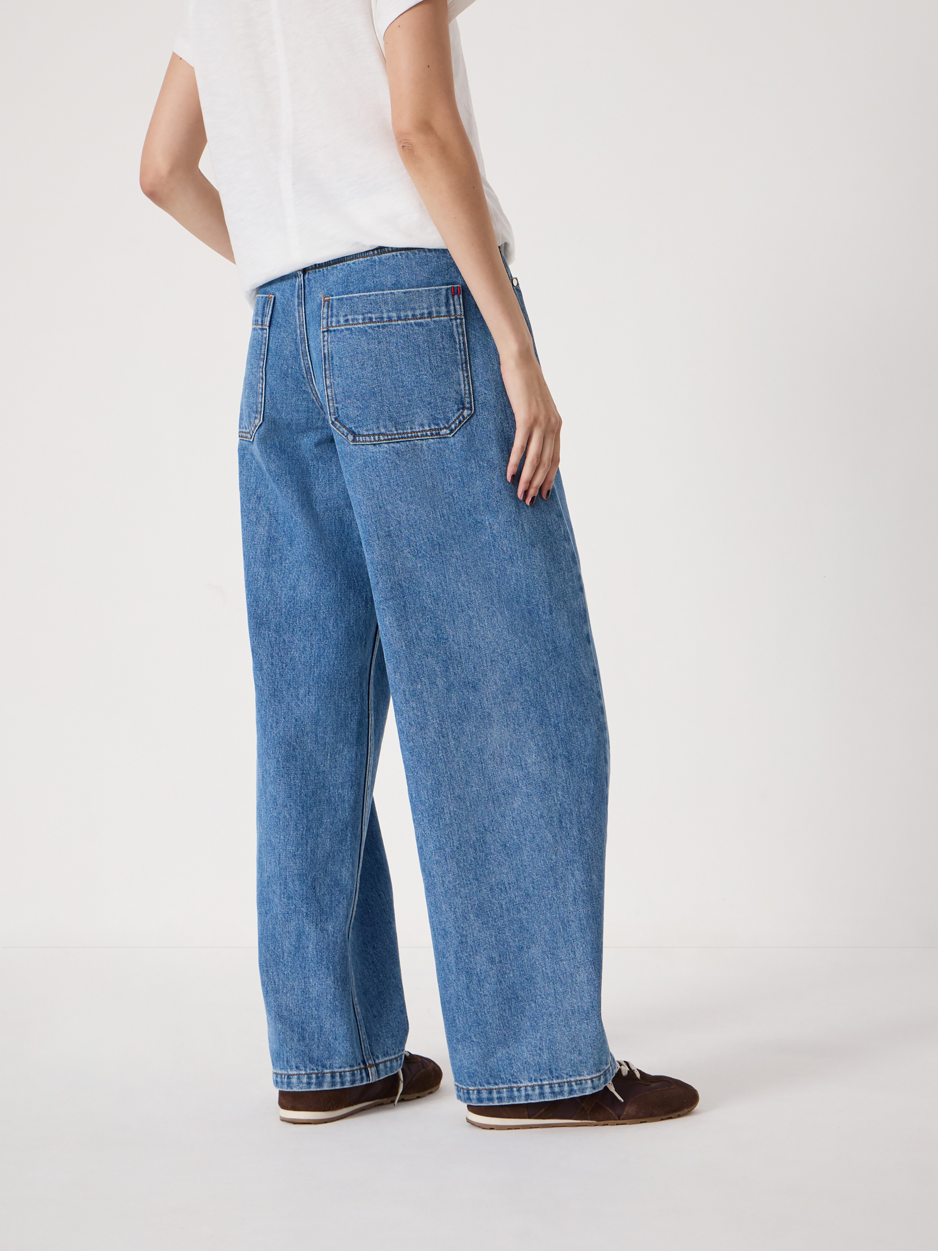 Saskia Straight Seamed Jeans