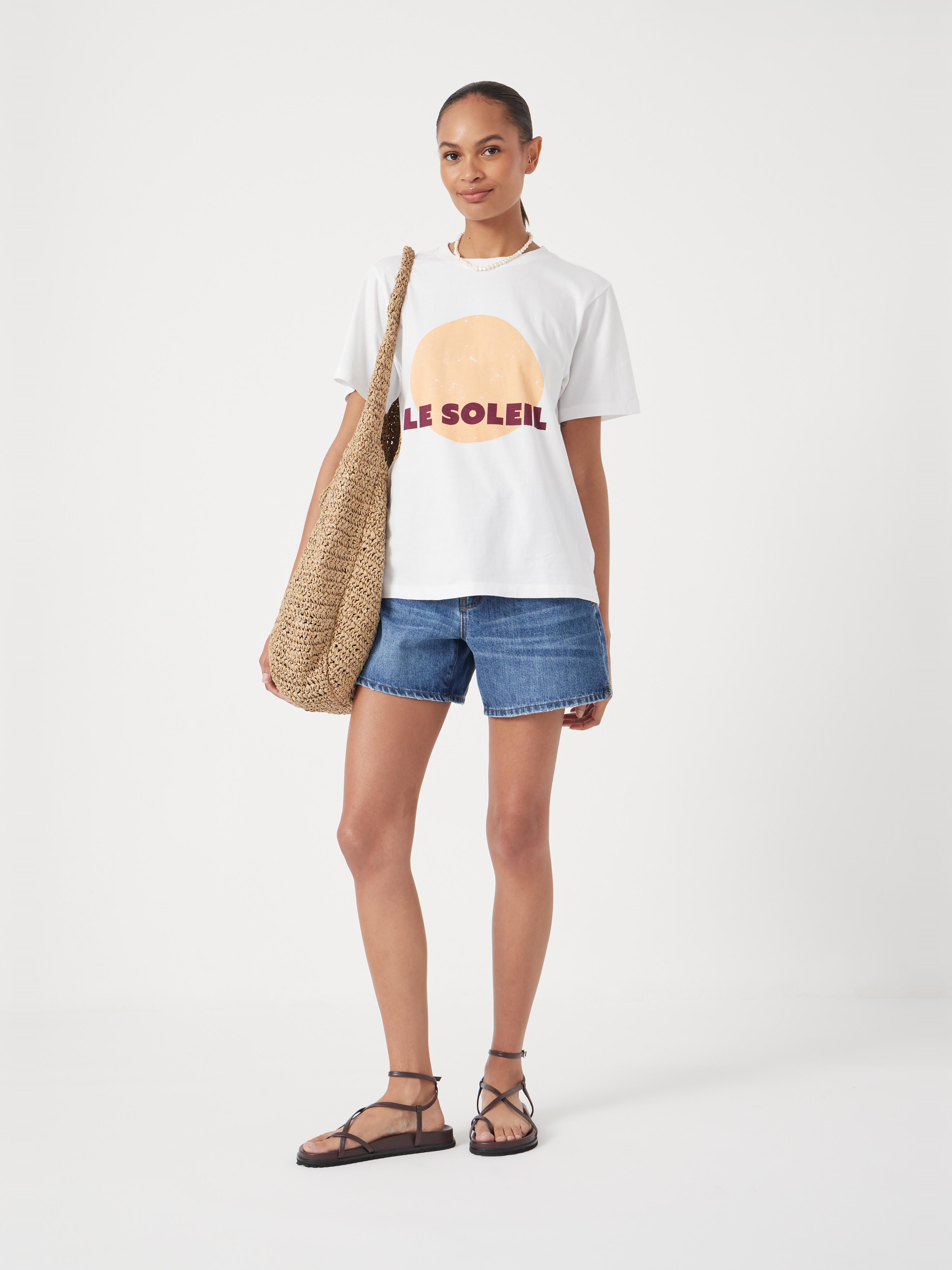 Le Soleil Graphic Cotton T-Shirt