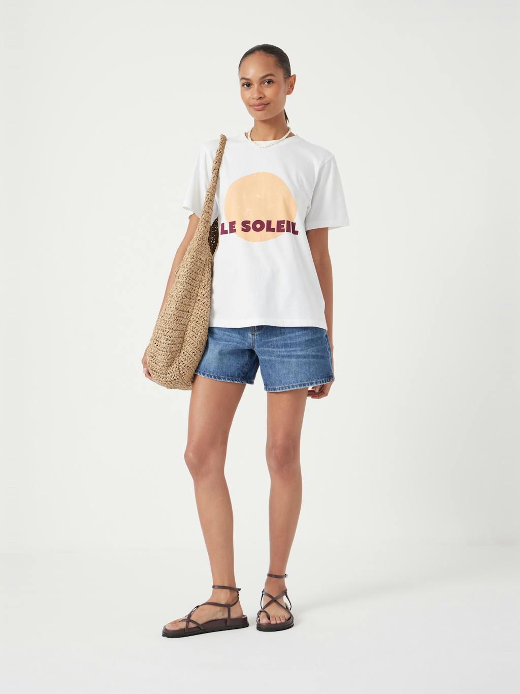 014021-0004-02 Le Soleil Graphic Cotton T-Shirt