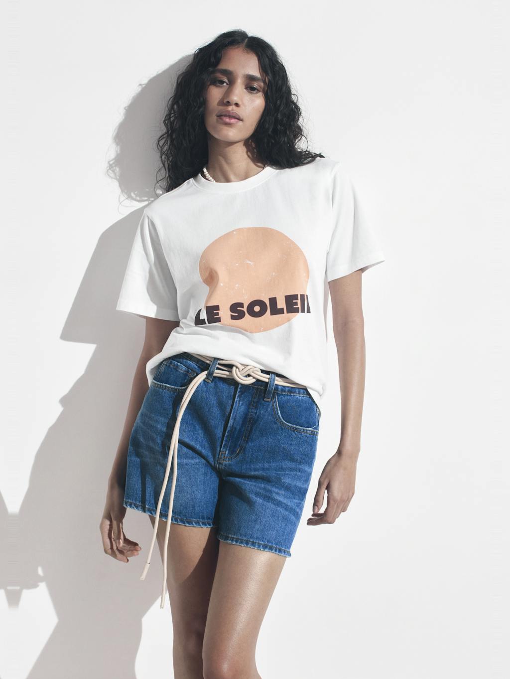 014021-0004-10 Le Soleil Graphic Cotton T-Shirt
