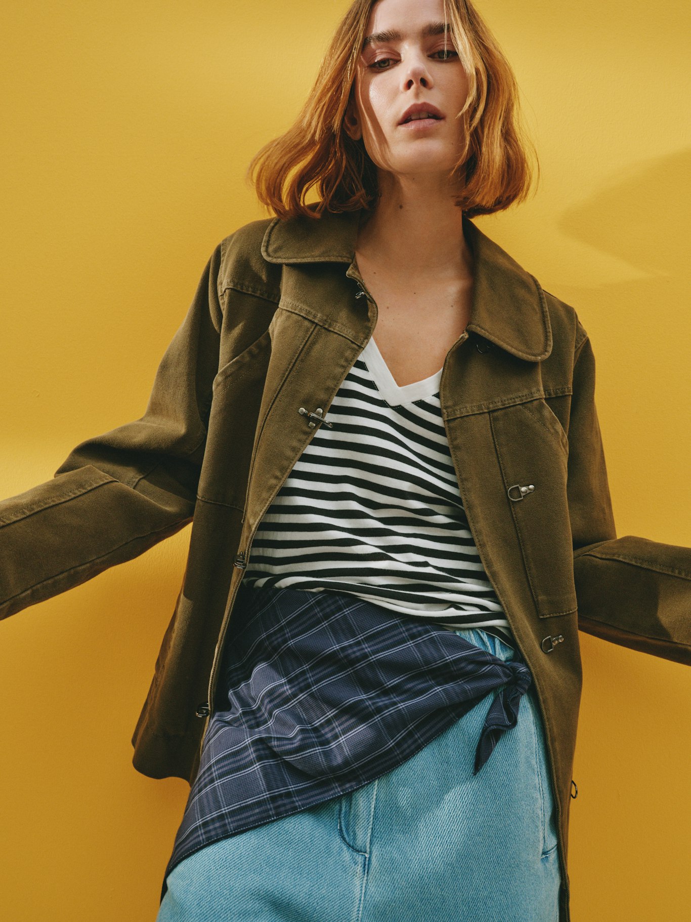 014238-2295-10 Jayda Cotton Utility Jacket