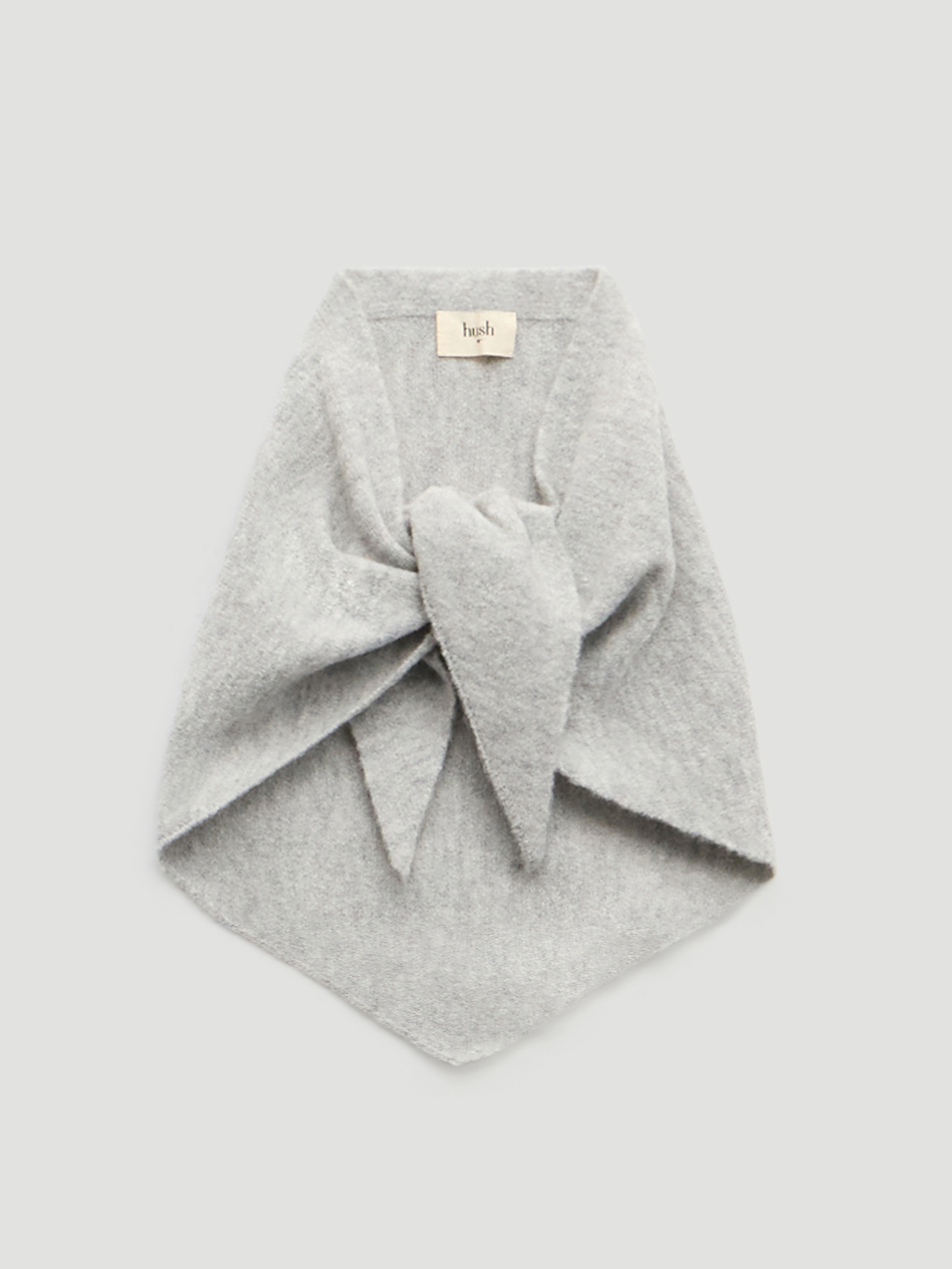 Wool Blend Triangle Scarf