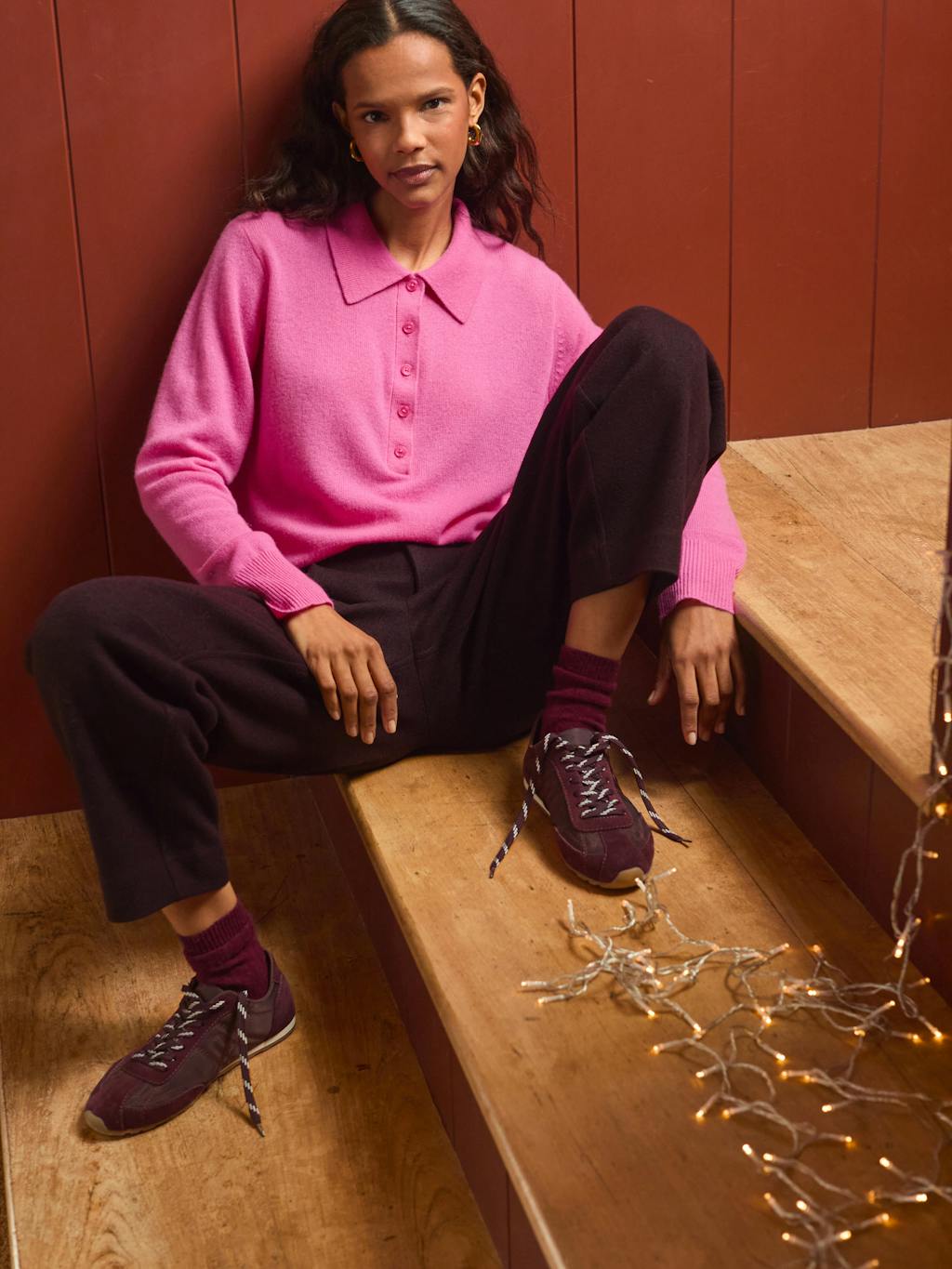 014344-1134-10 Clove Polo Cashmere Jumper