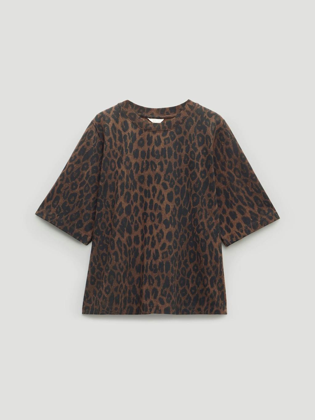 014548-4604-07 Romina Leopard Print T-Shirt