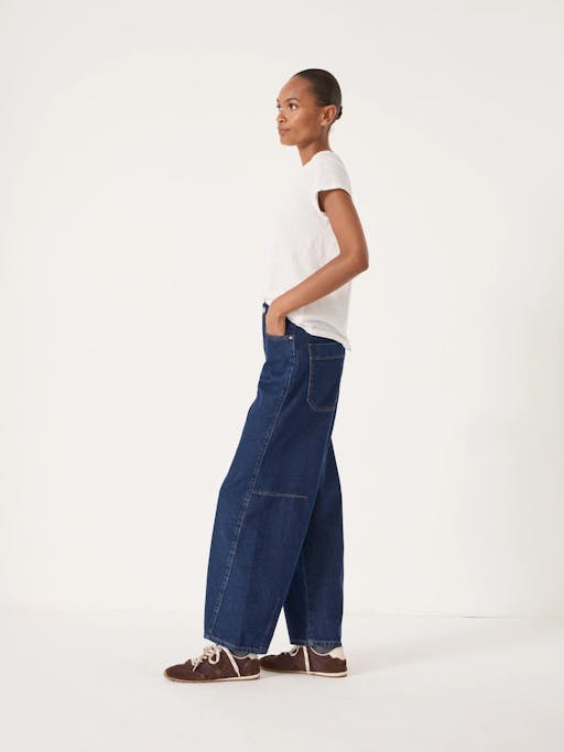 Bree Horseshoe Barrel Leg Jeans