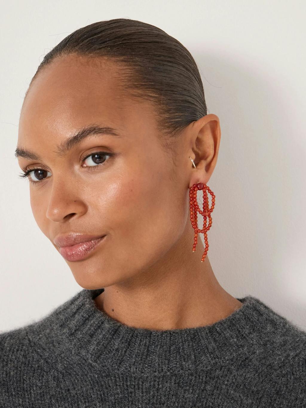 014844-1064-02 Cascading Beaded Earrings