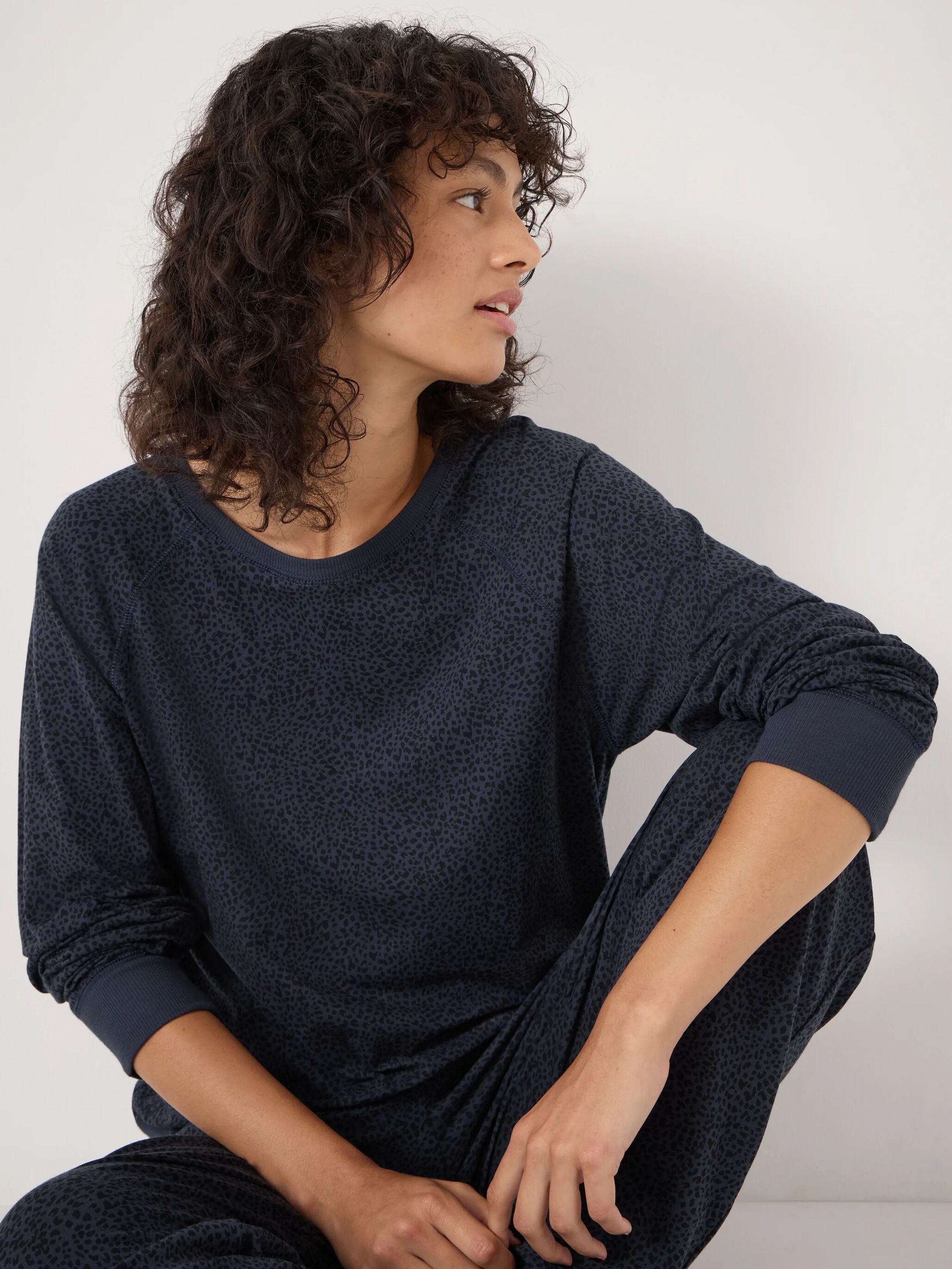 Joelle Jersey Jogger Animal Print Pyjamas