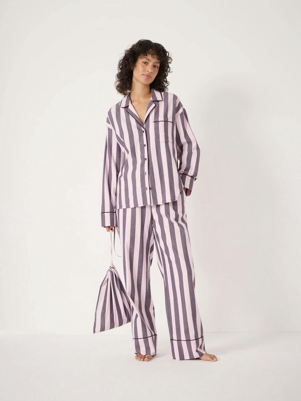 014194-4824-01 Brushed Cotton Striped Pyjamas