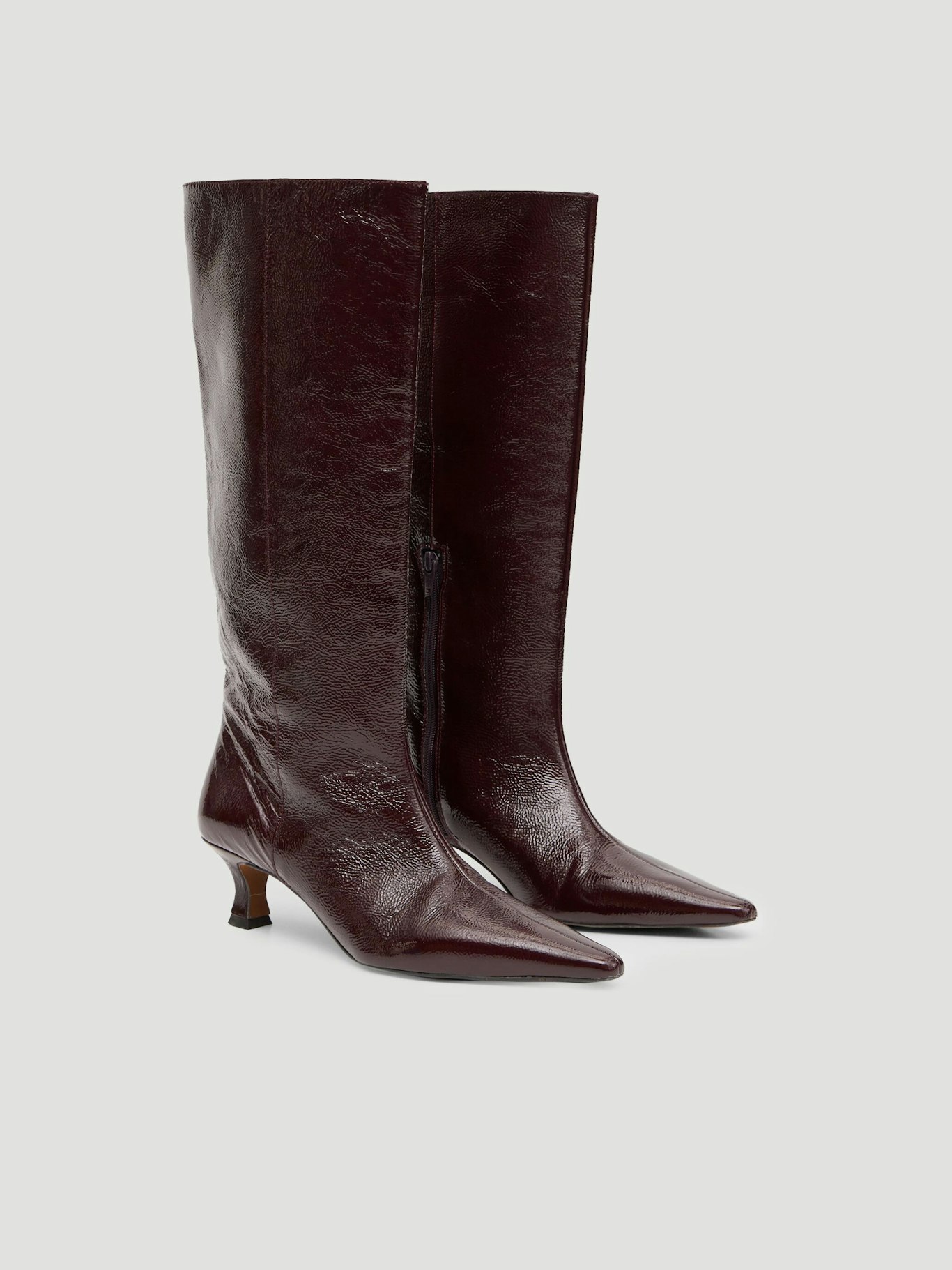 014208-1324-04 Katlynn Leather Patent Kneehigh Boots