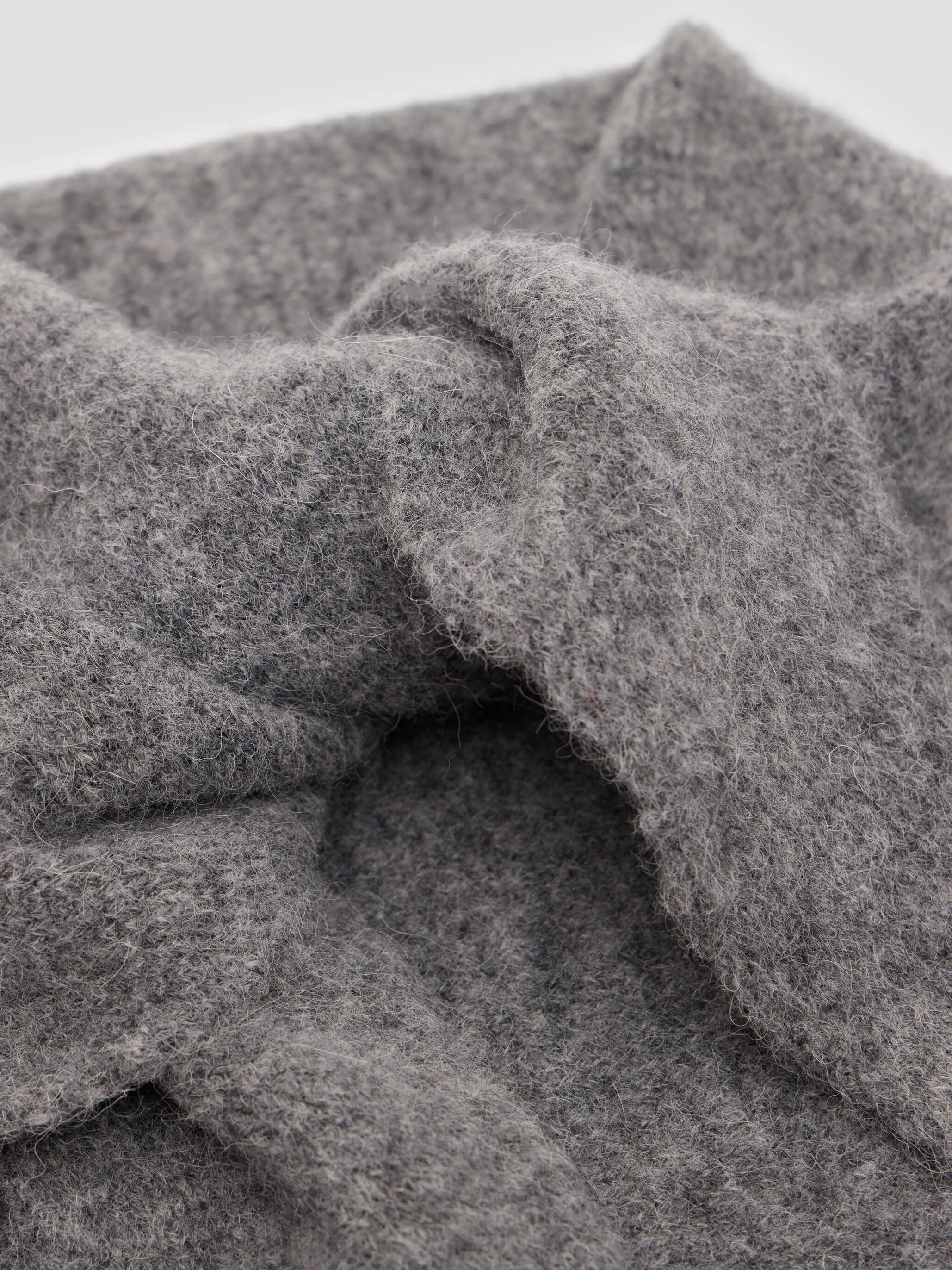 Alpaca-Blend Triangle Scarf