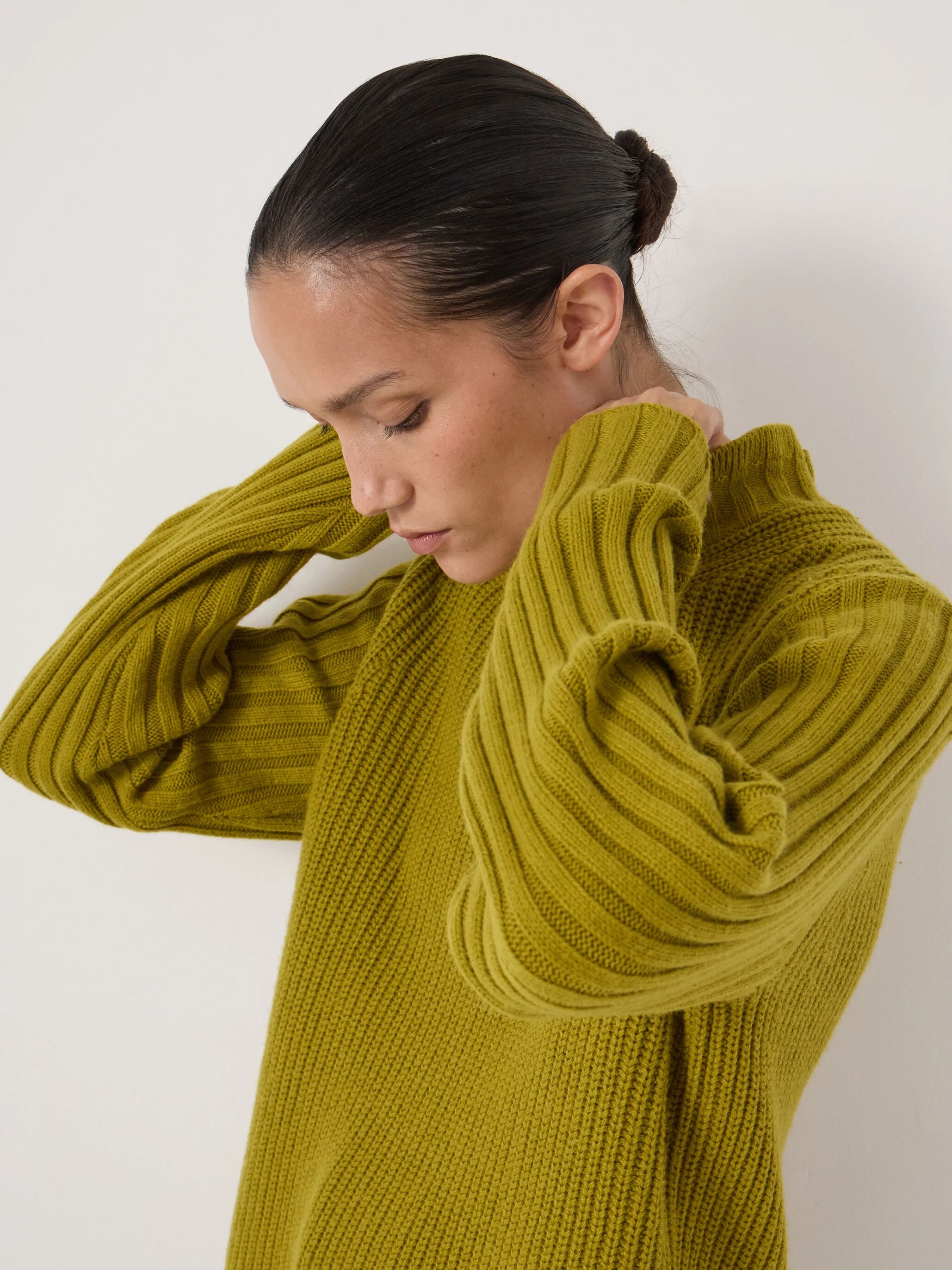 Kiley Wool Blend Frill Trim Jumper