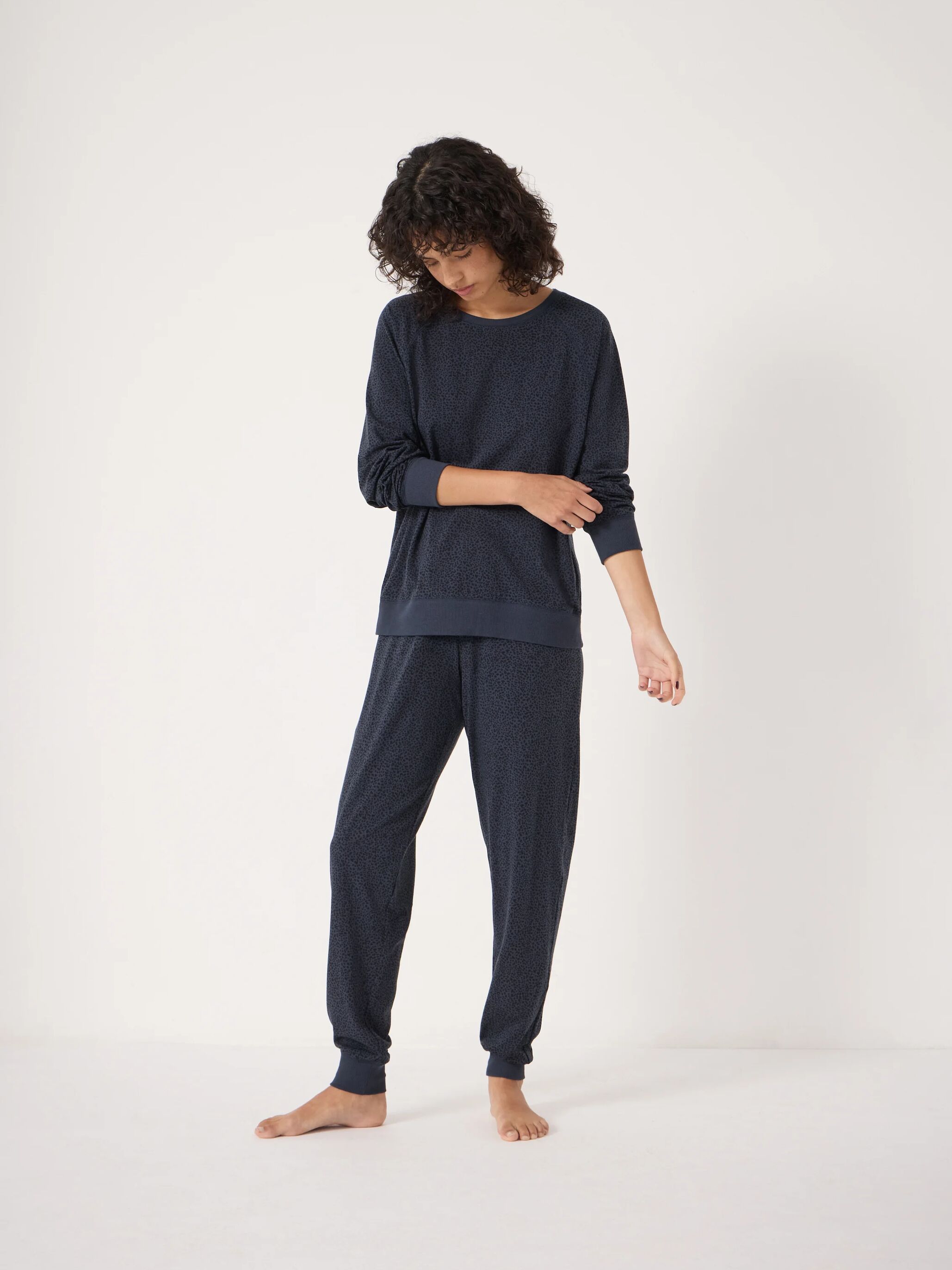 Joelle Jersey Jogger Animal Print Pyjamas