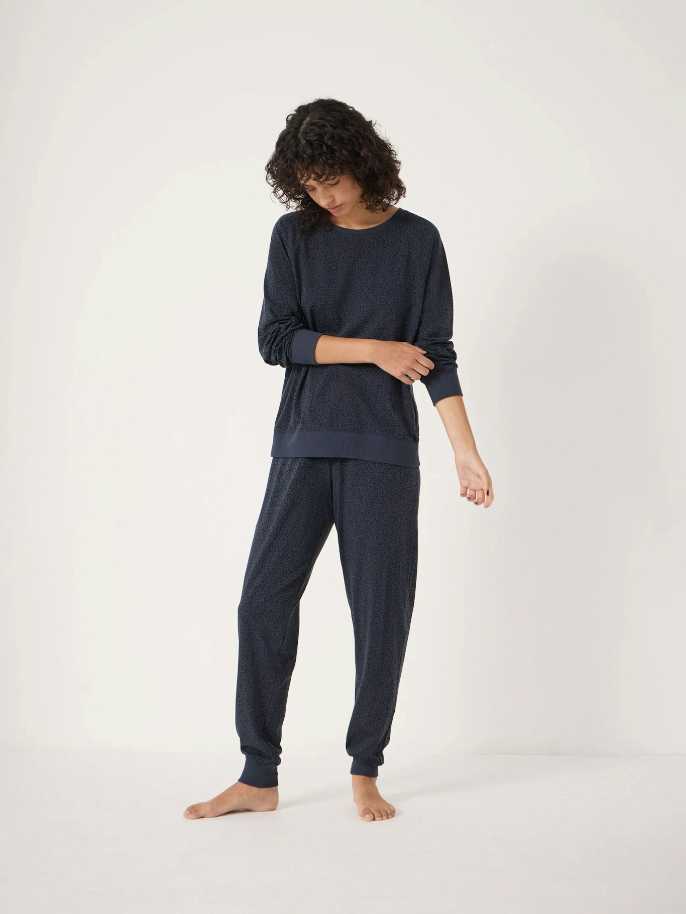014192-4859-01 Joelle Jersey Jogger Animal Print Pyjamas