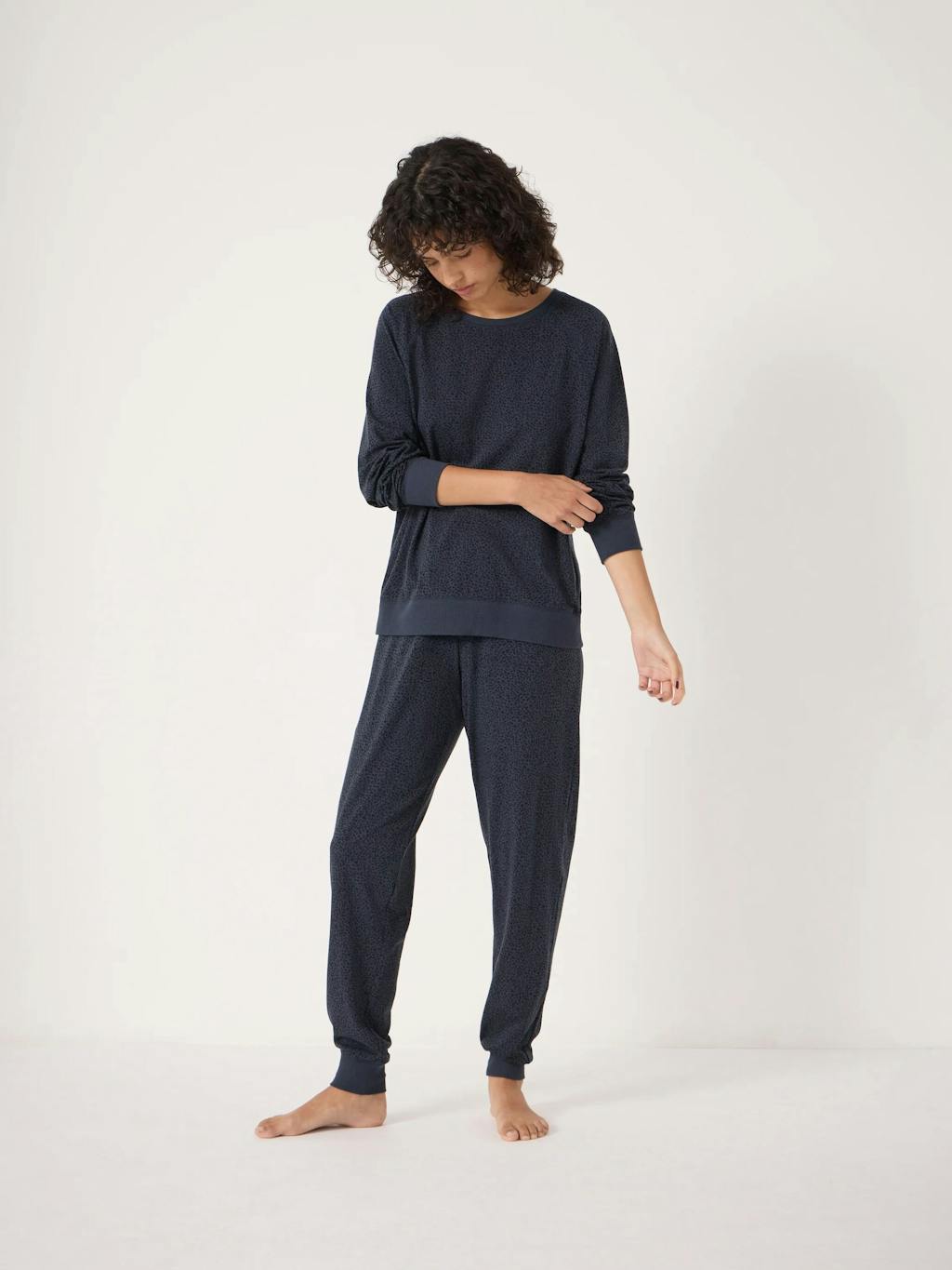 014192-4859-01 Joelle Jersey Jogger Animal Print Pyjamas