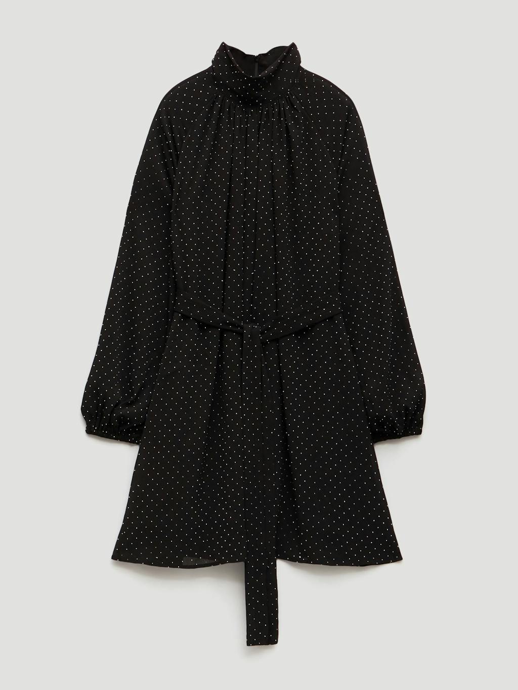 014319-0456-07 Diamante Chiffon Mini Dress