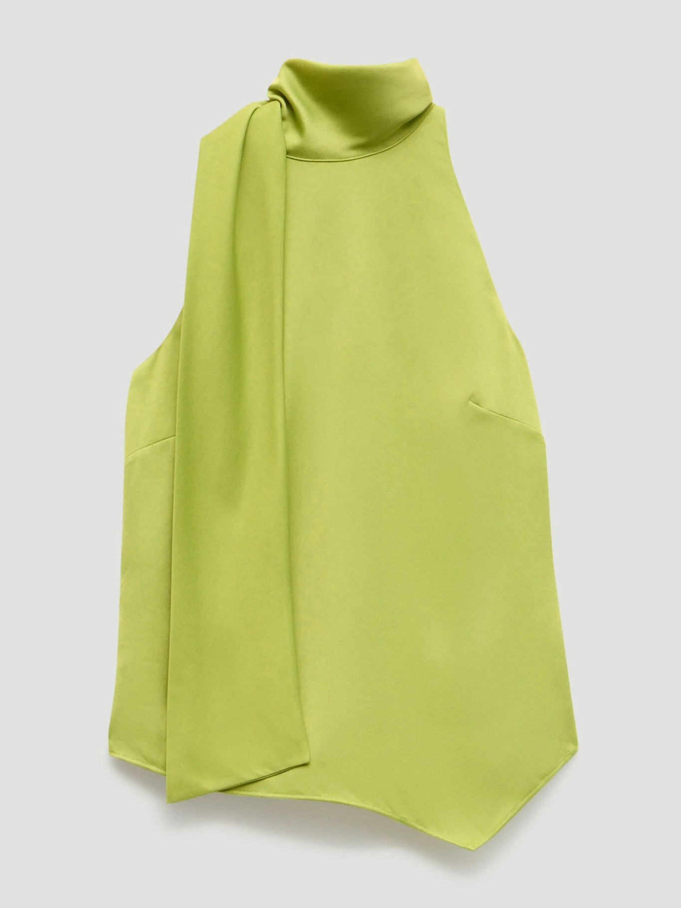014659-3426-07 Halter Neck Satin Top