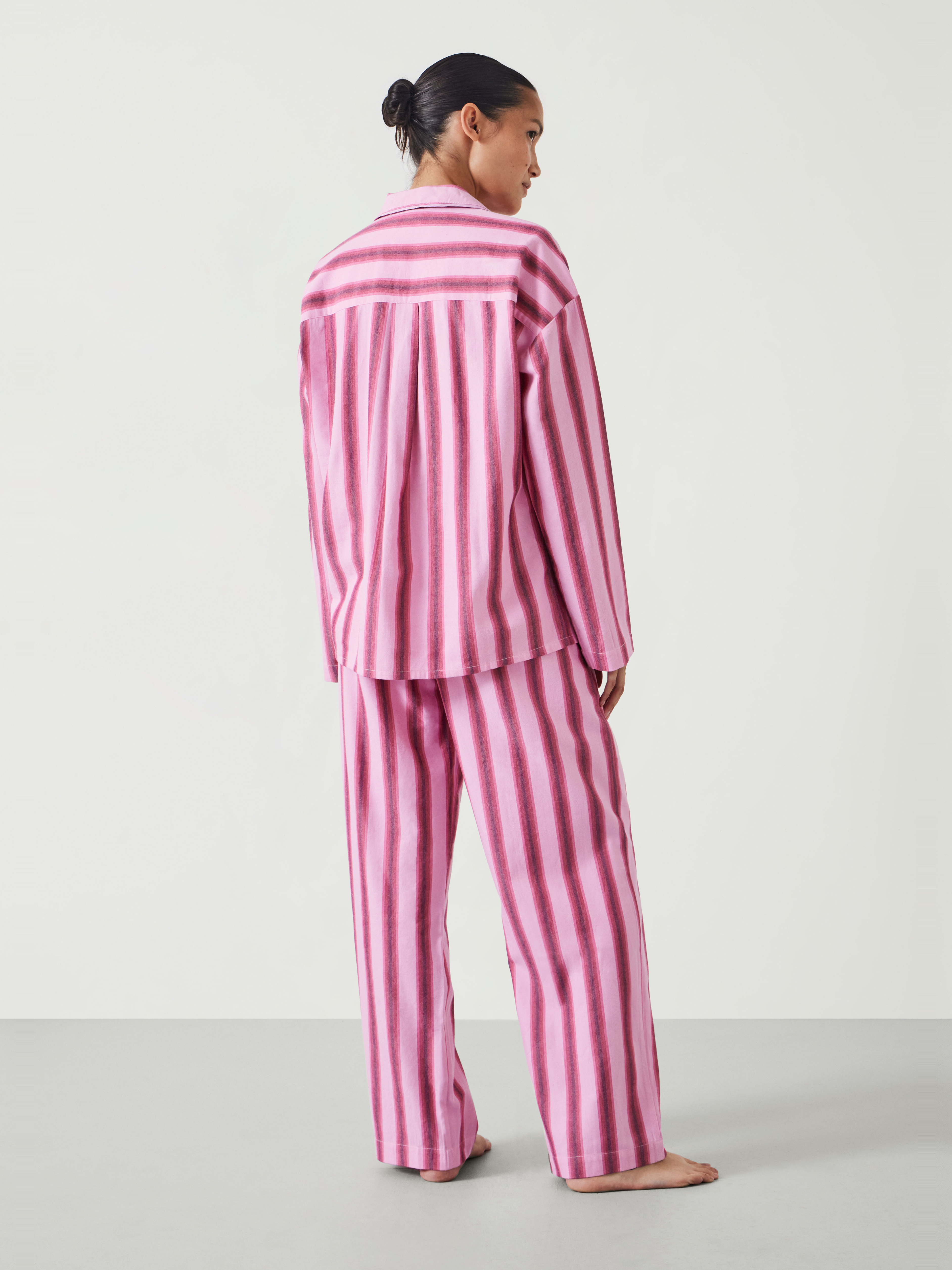 Amita Brushed Cotton Stripe Pyjamas