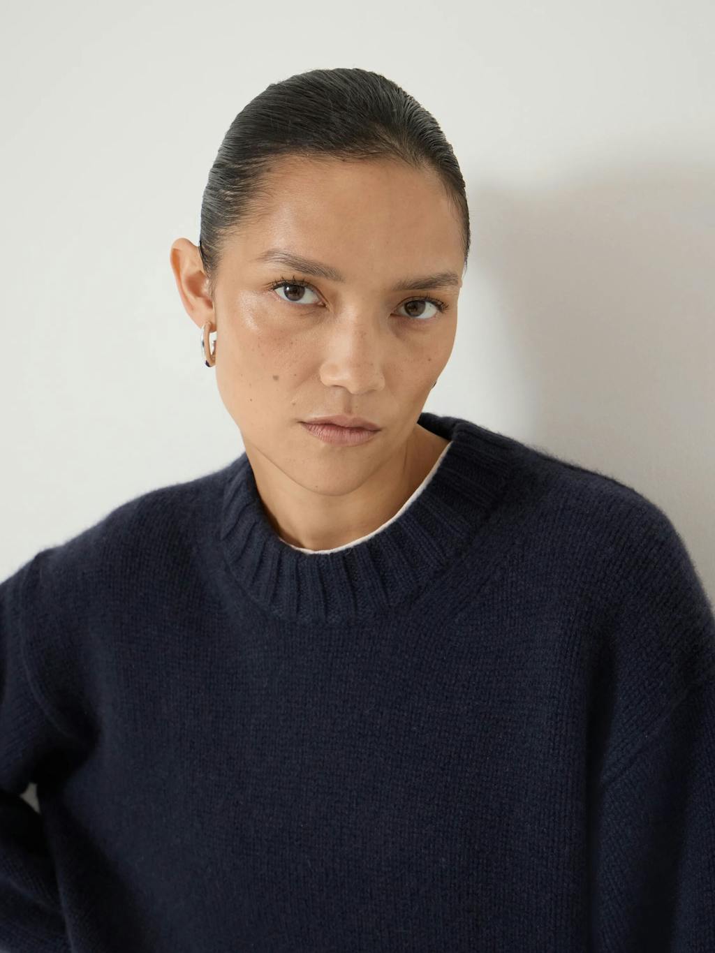 014260-1658-041 Cora Relaxed Chunky Cashmere Crew Jumper