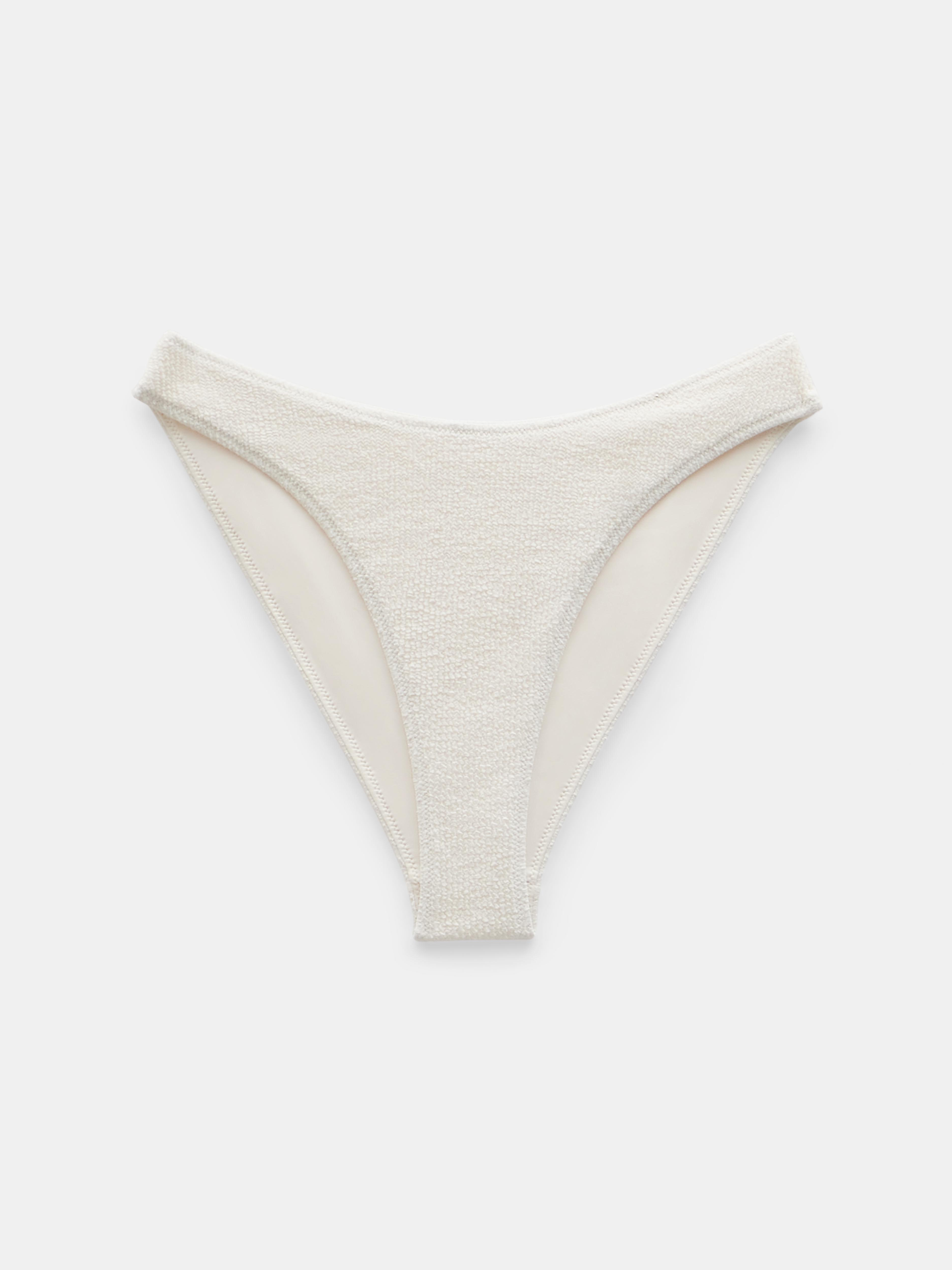 Heidi High Leg Crinkle Bikini Bottoms