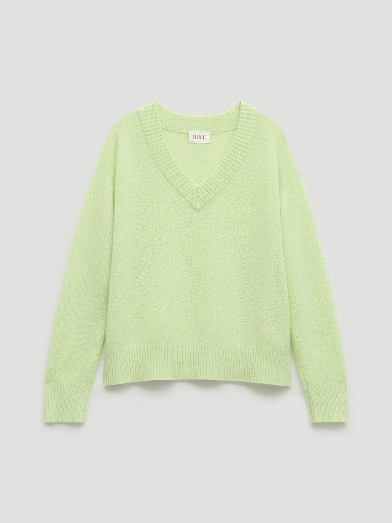 014395-2242-07 Colette Cashmere V-Neck Saddle Sleeve Jumper