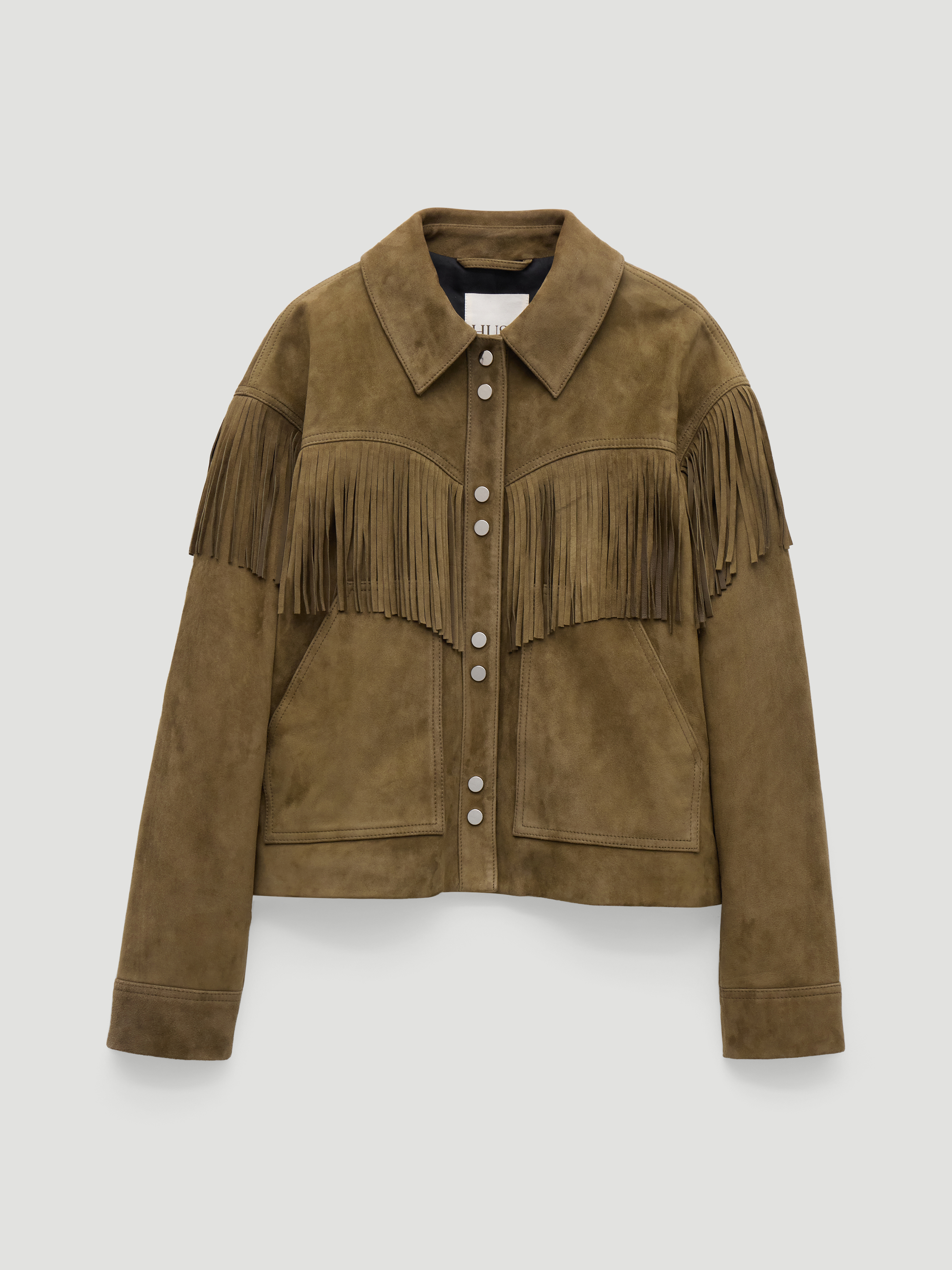 Oona Fringe Suede Jacket