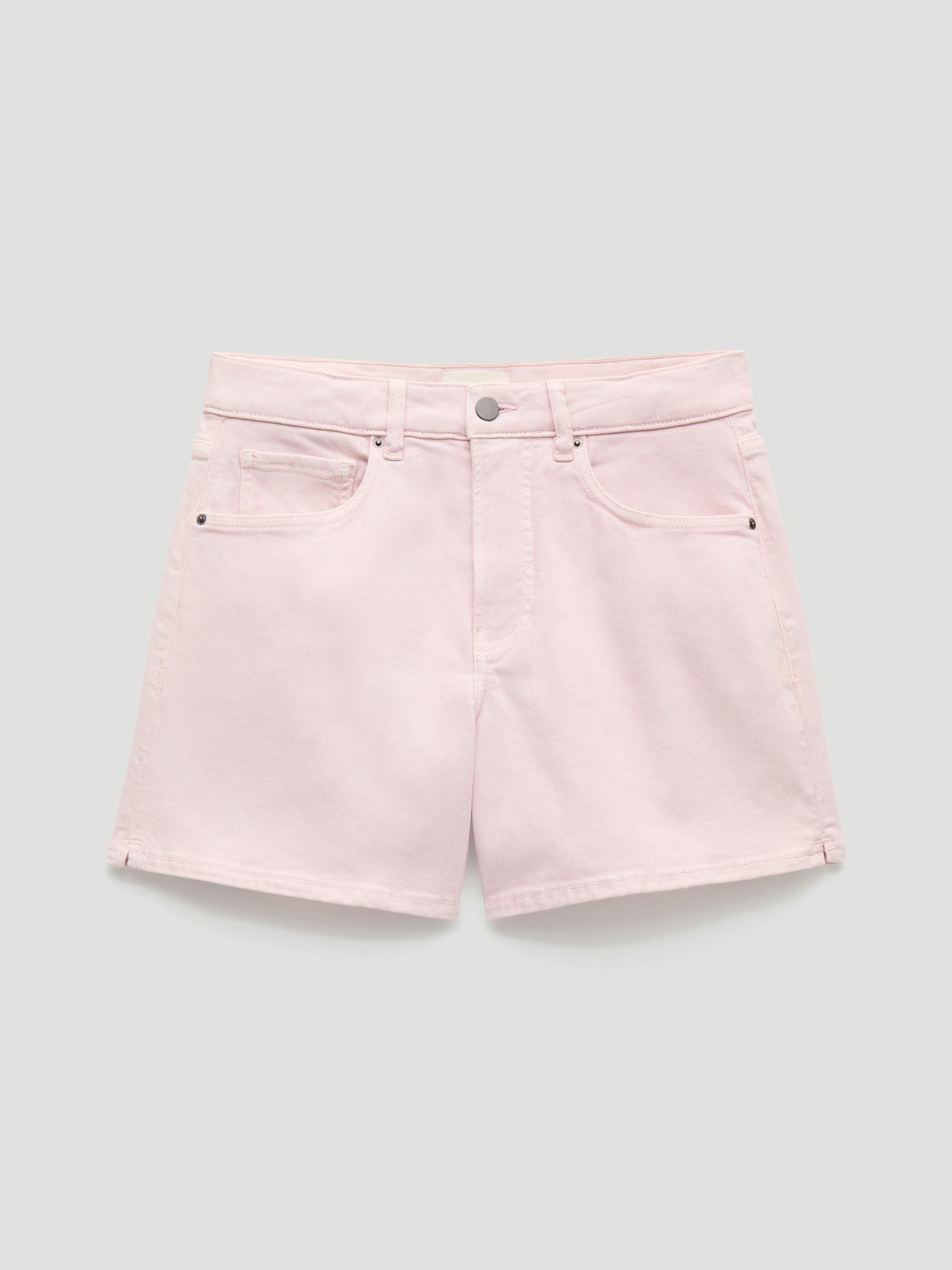 015269-3090-07 Essential High-Rise Denim Stretch Shorts