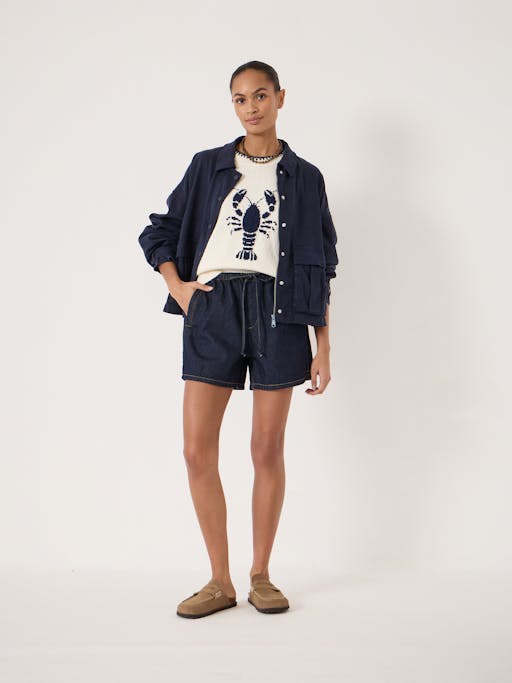 Betty Denim Pull On Shorts