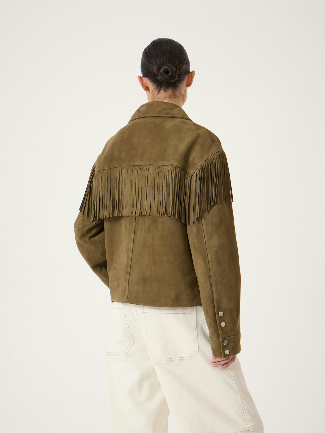 015006-2998-03 Oona Fringe Pure Suede Jacket