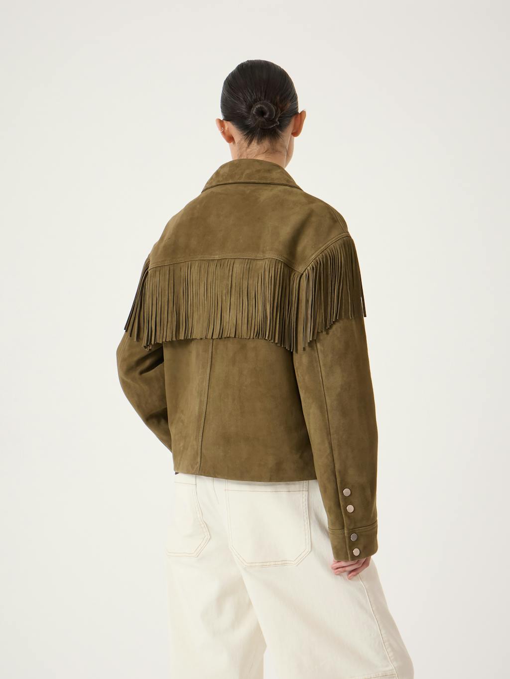 015006-2998-03 Oona Fringe Suede Jacket