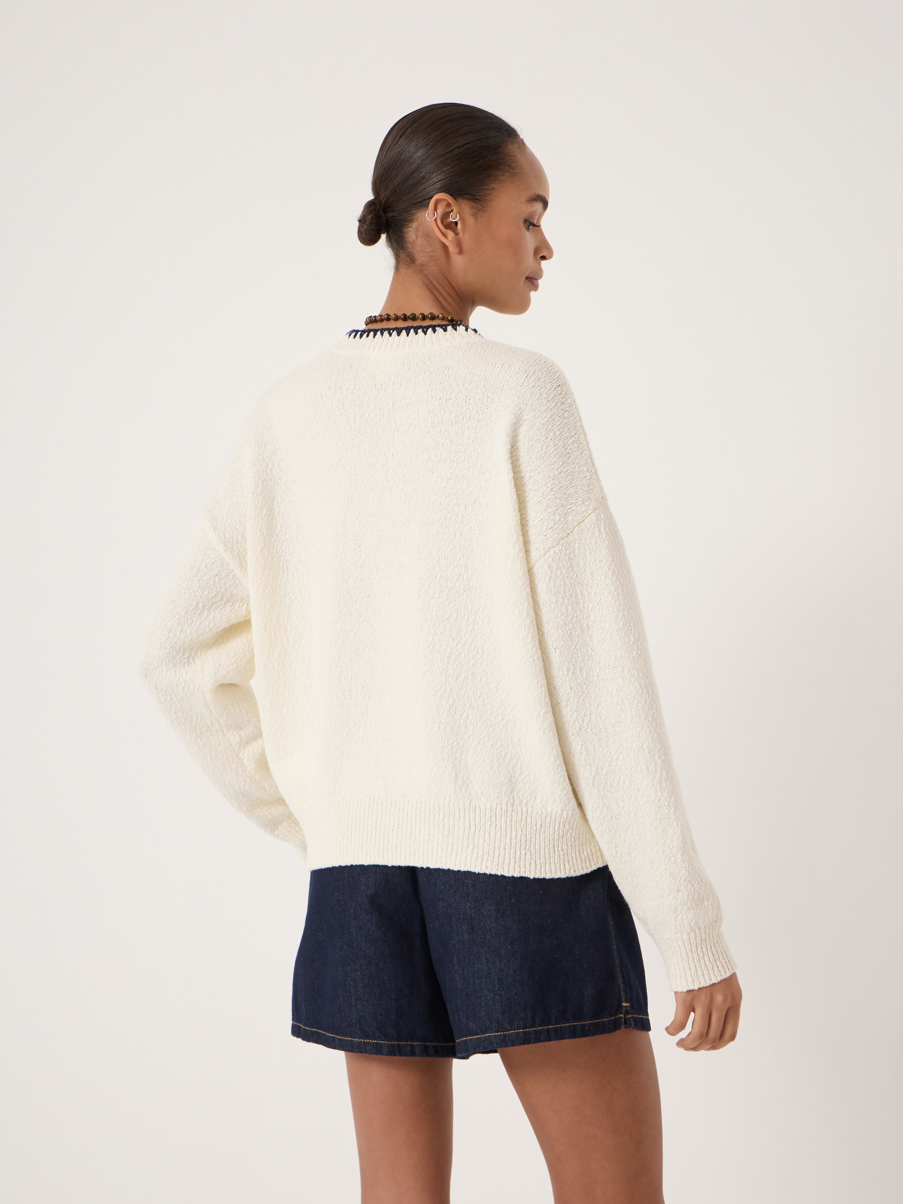 Hallie Crew Neck Lobster Graphic Knitted Jumper