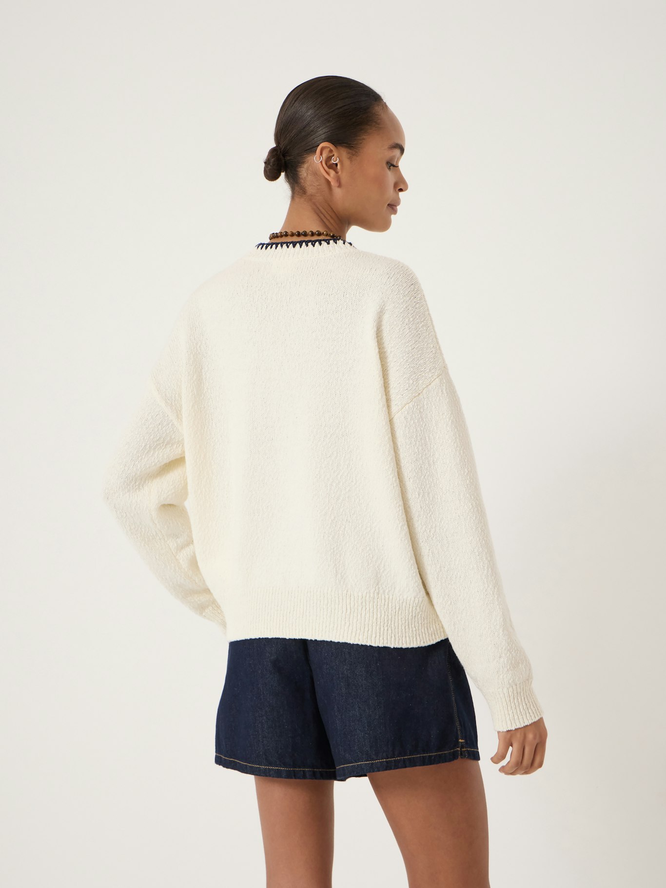 014597-0340-03 Hallie Crew Neck Lobster Graphic Knitted Jumper