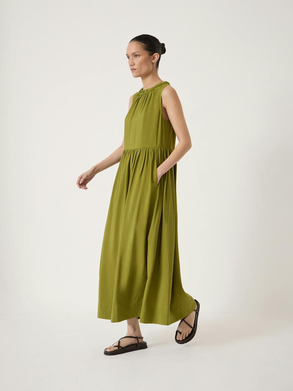 014944-3430-02 Romy Air Flow Sleeveless Maxi Dress