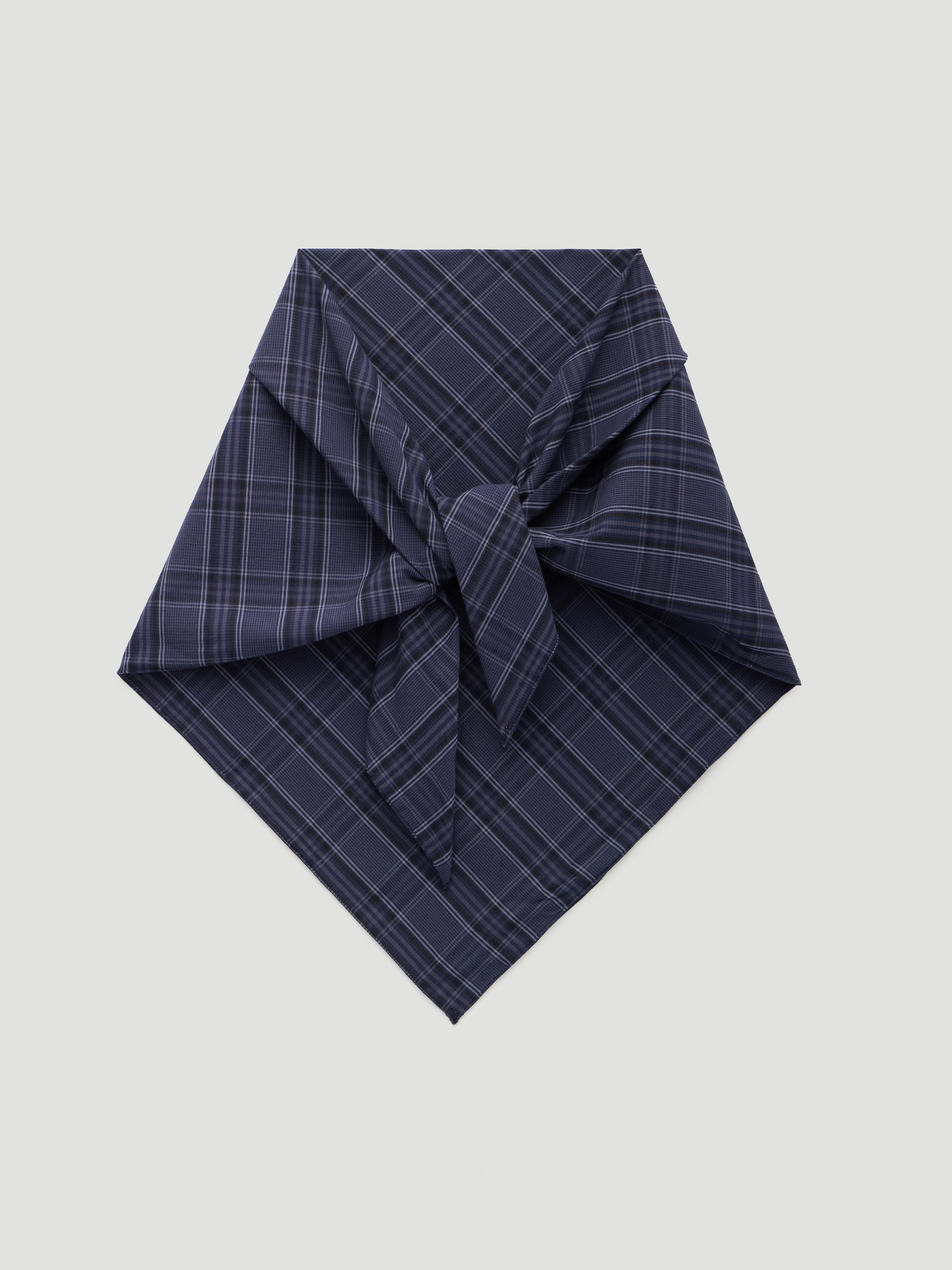 Oversized Triangle Checked Scarf