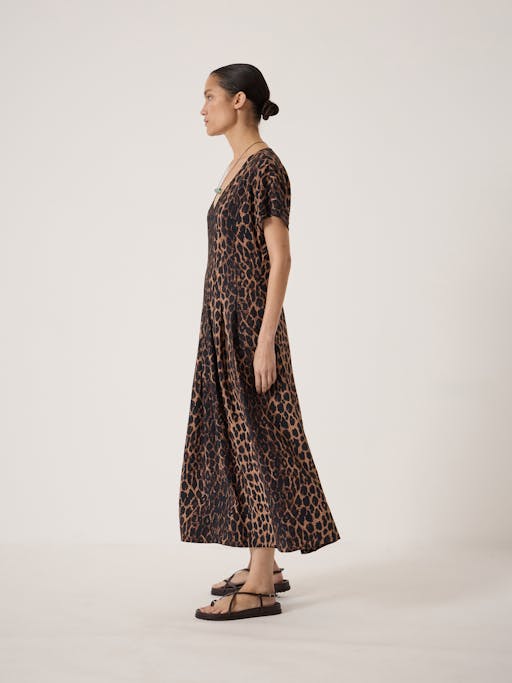 Bronte Pleated Air Flow Midi Dress