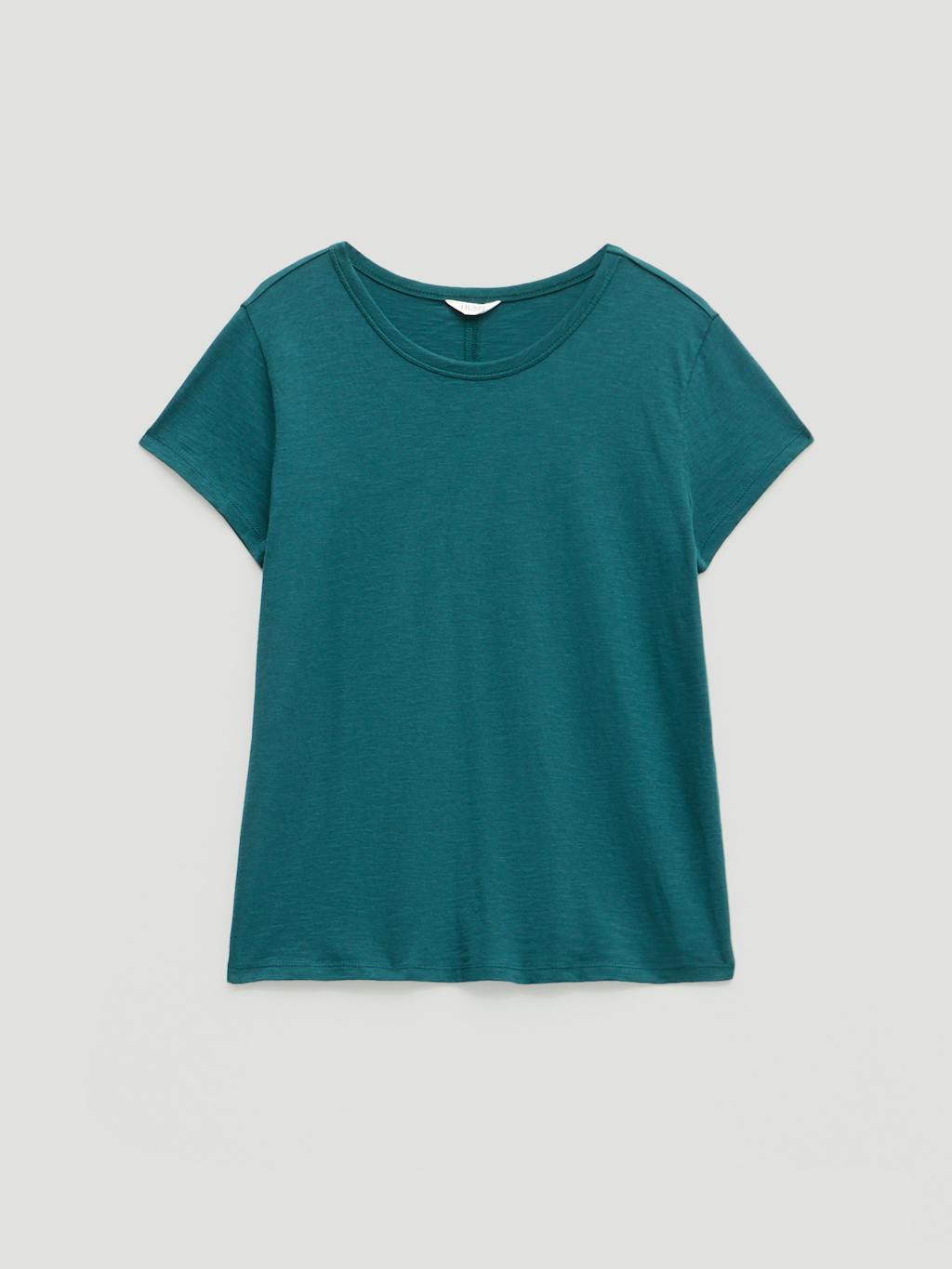 014931-1856-07 Slim Fit Slub Crew T-Shirt