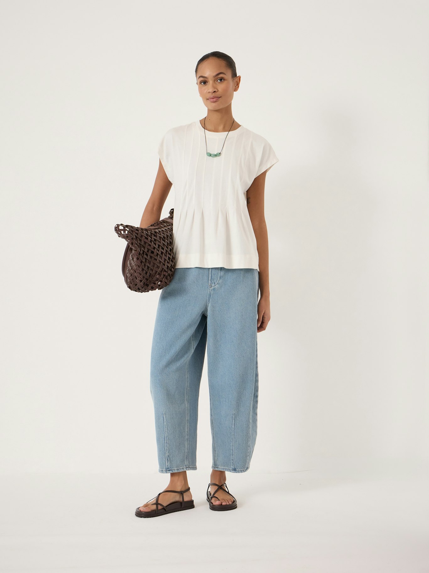 014633-0004-01 Ellery Pleat Release T-Shirt