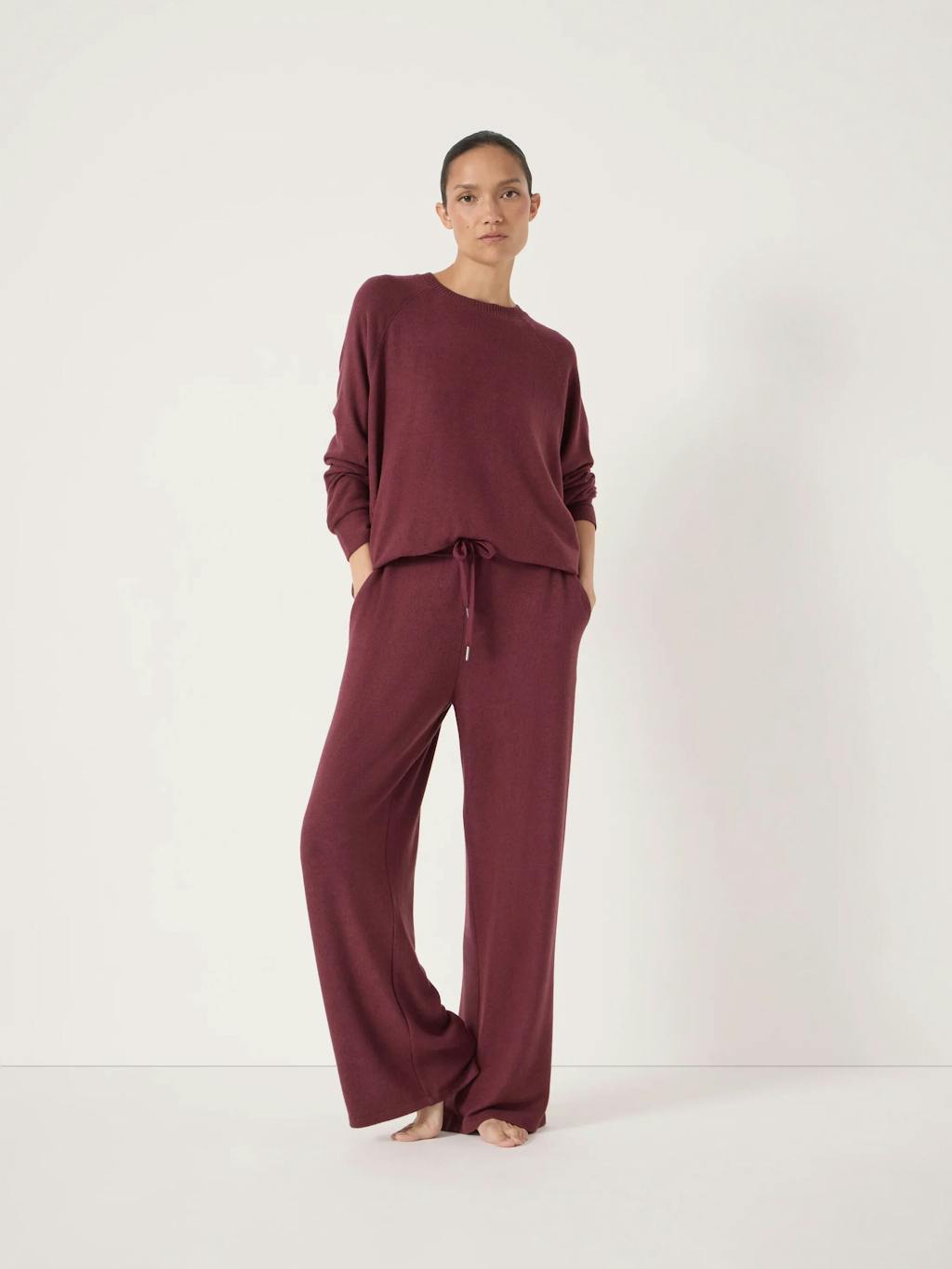 013877-1410-01 Elle Supersoft Wide Leg Joggers