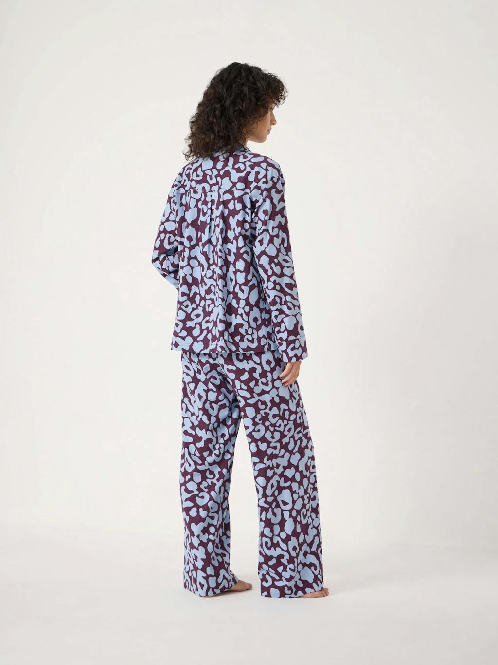 014046-4855-04 Brushed Cotton Animal Print Pyjamas