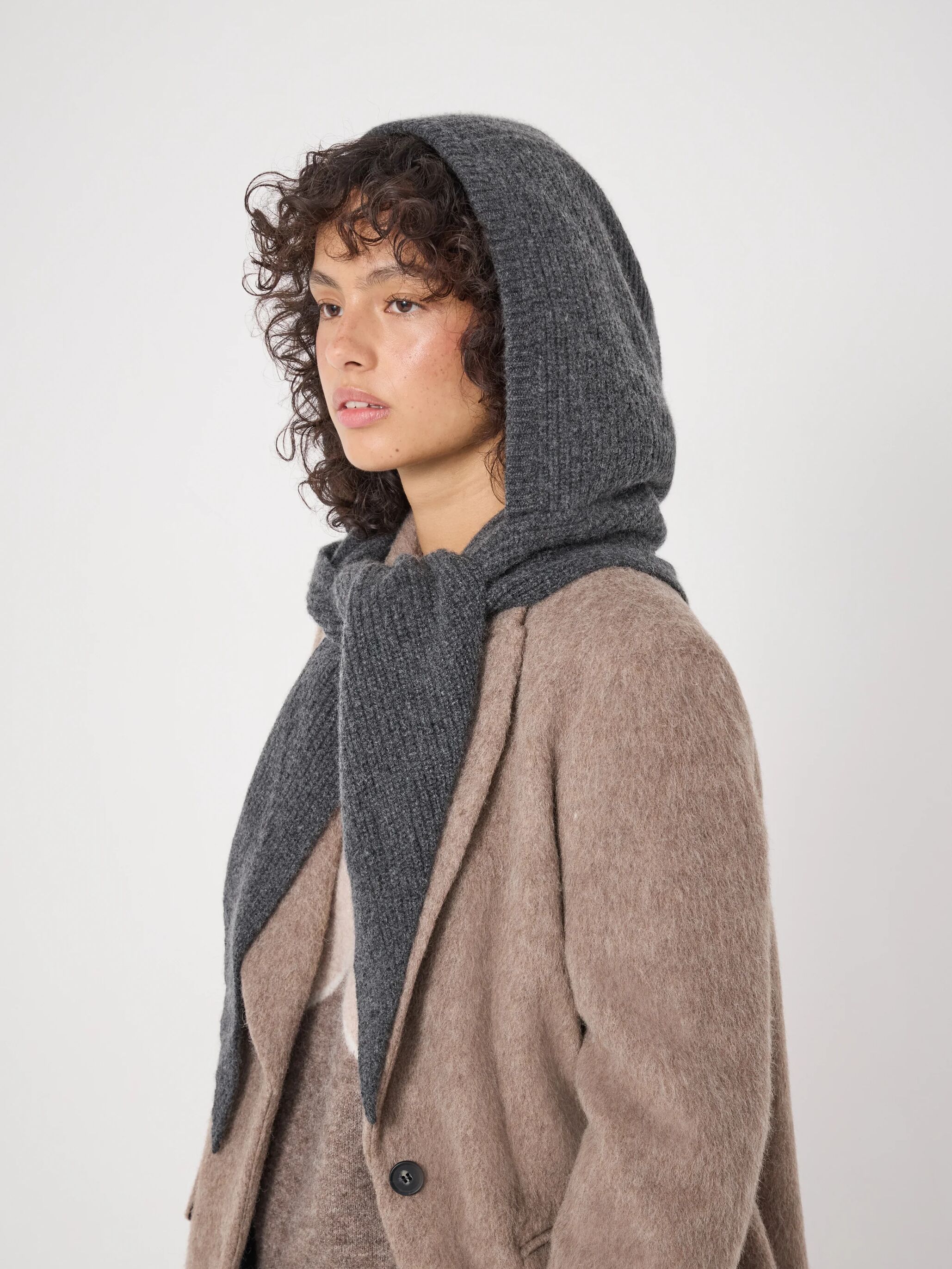 Cashmere Hooded Scarf