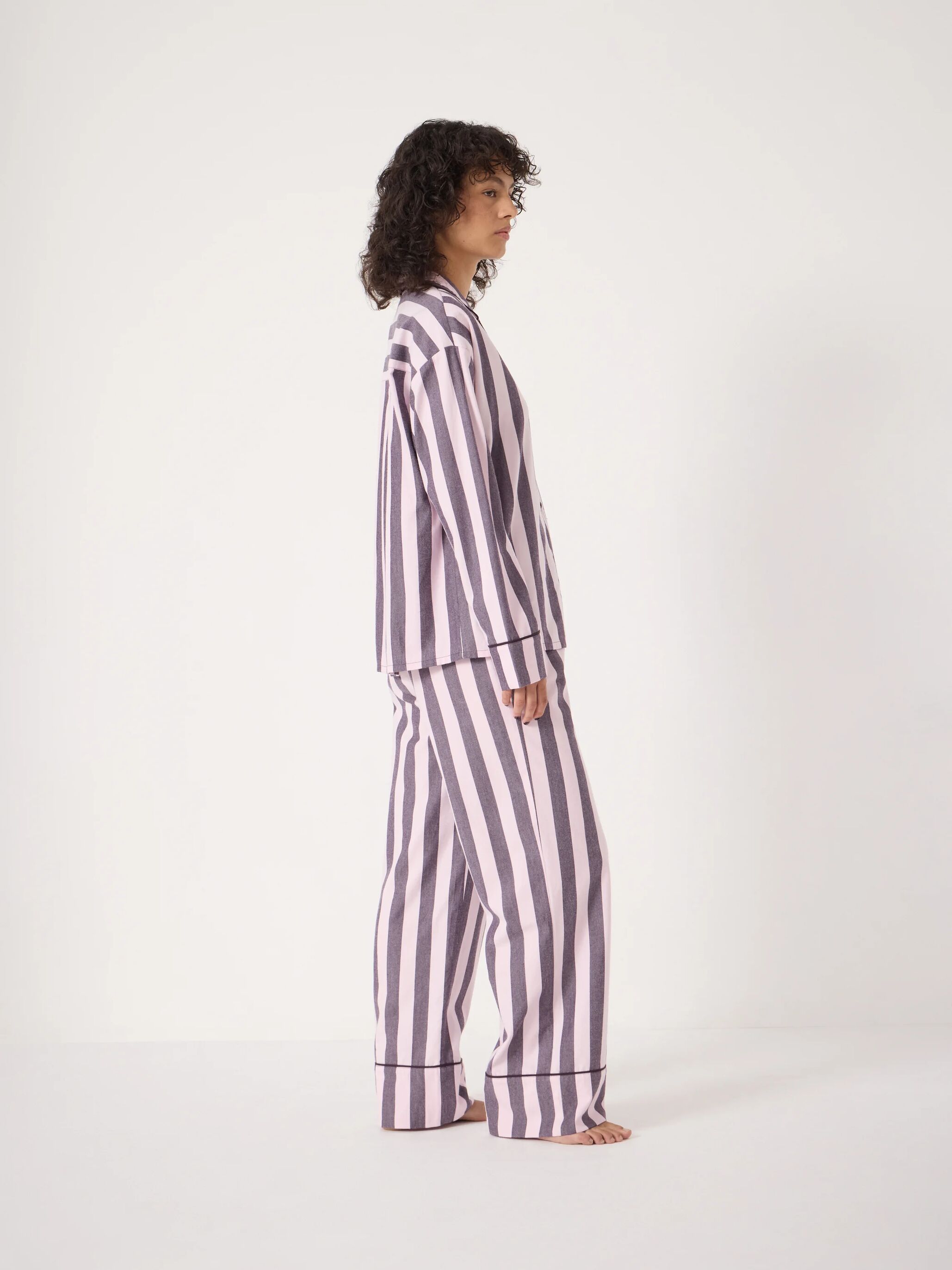 Brushed Cotton Striped Pyjamas