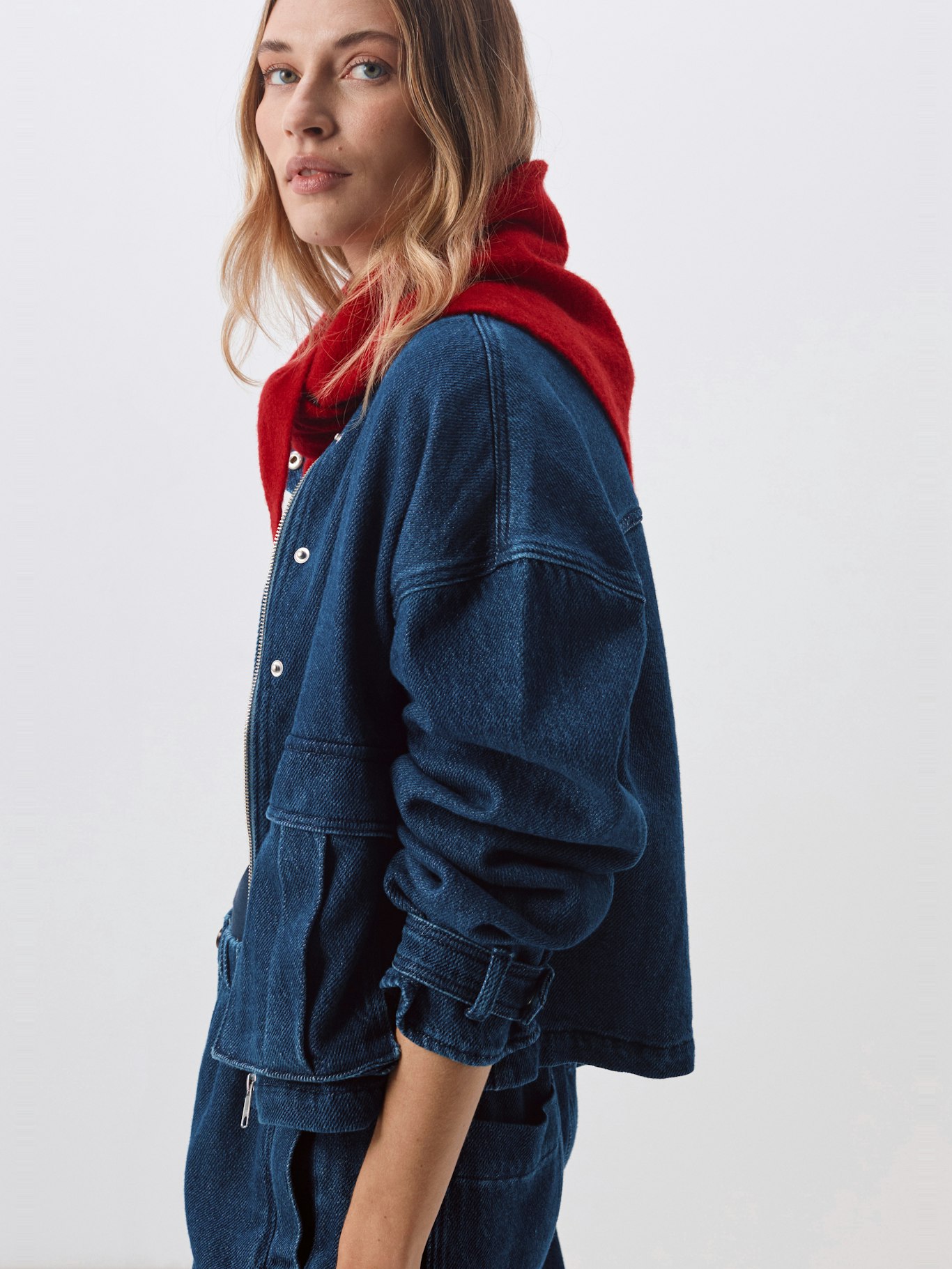 014577-2912-10 Supersoft Denim Melinda Jacket
