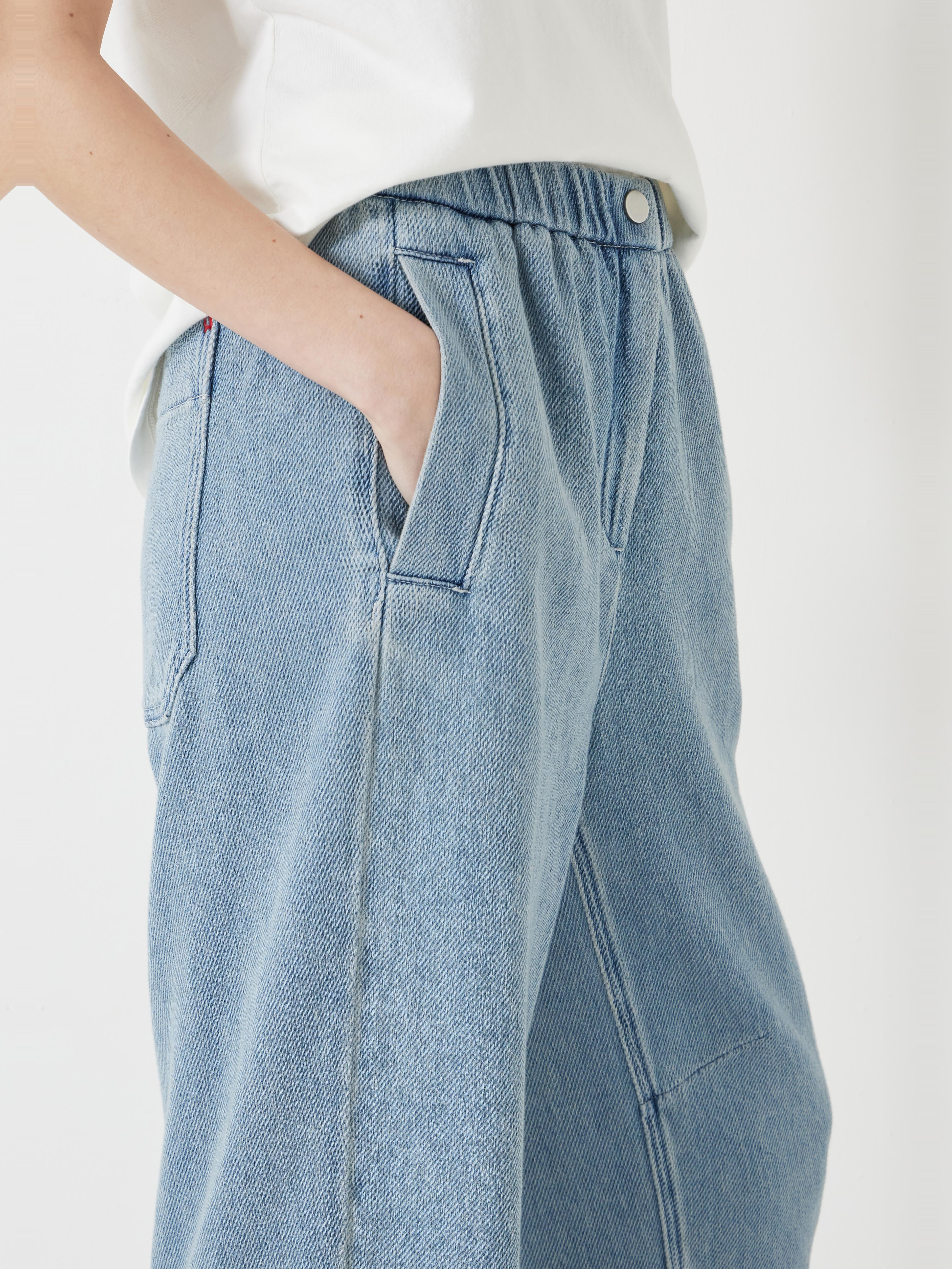 Supersoft Denim Barrel Leg Jeans